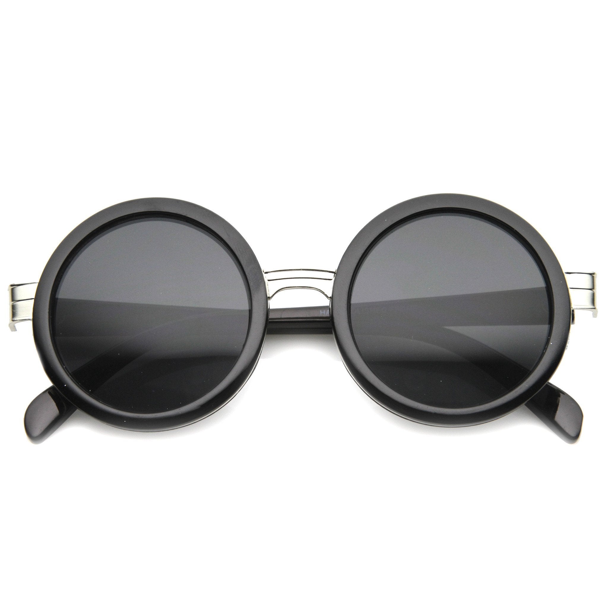 Metal Accents Retro Sunglasses - Image 5