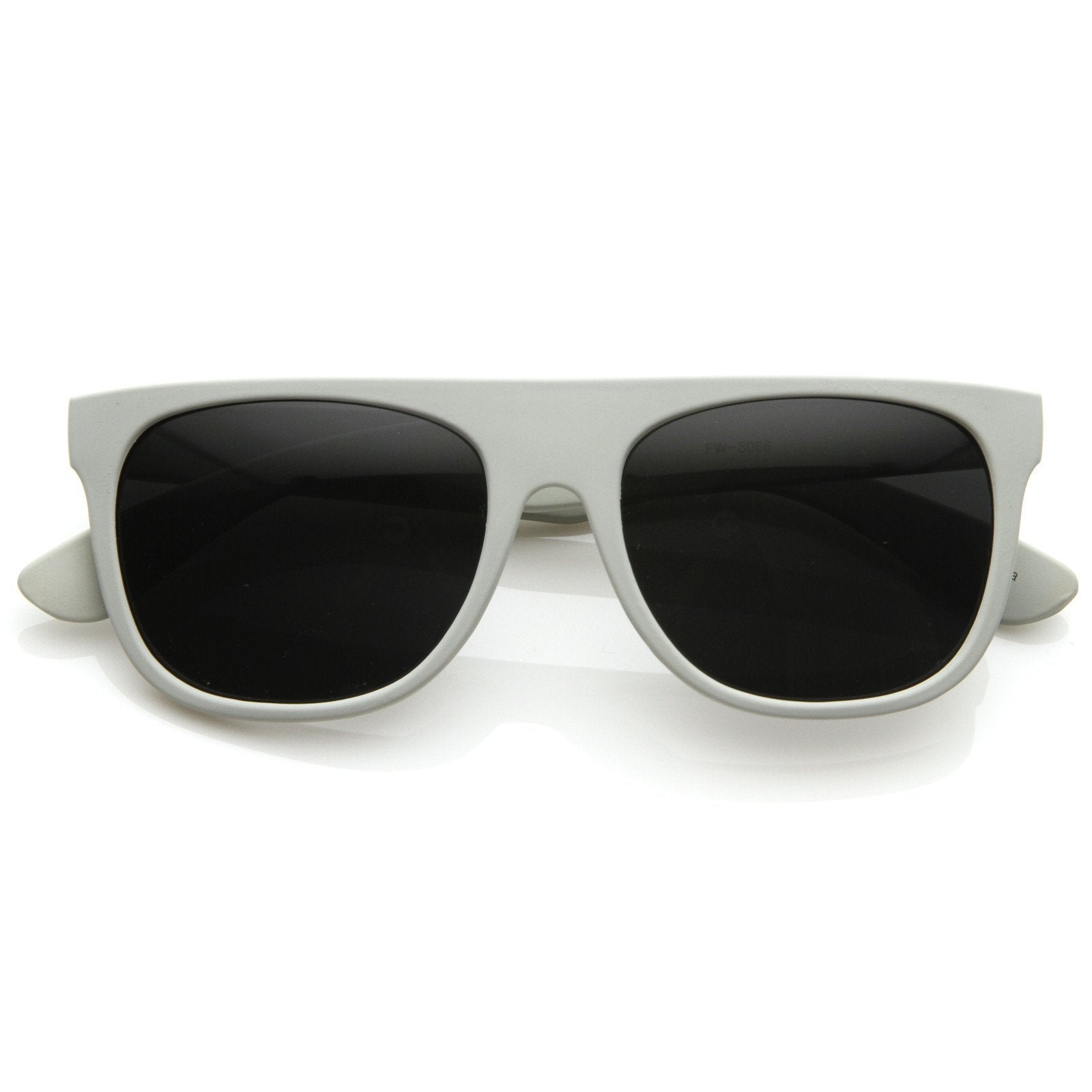 Super Flat Top Horned Rim Sunglasses - Image 9
