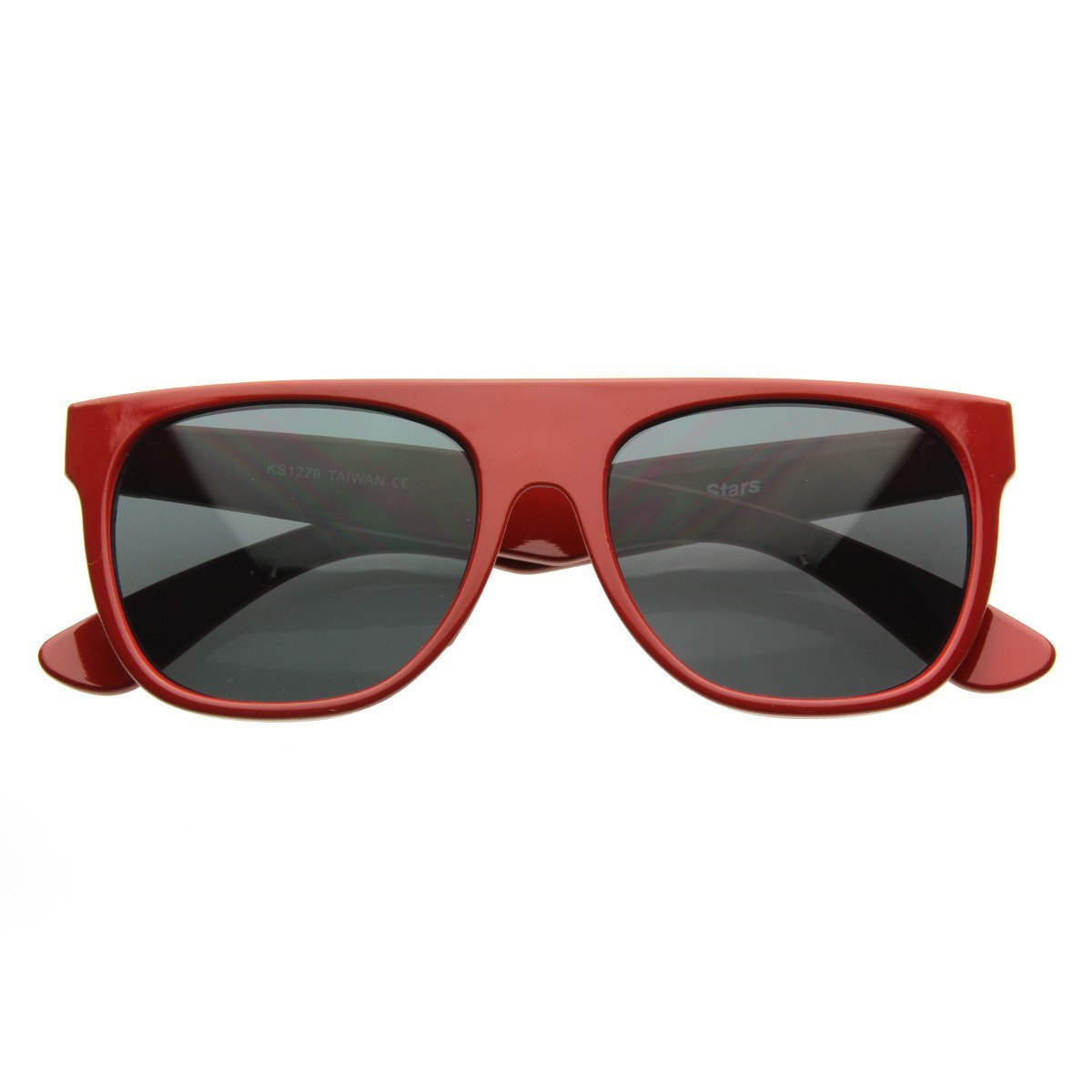Super Flat Top Horned Rim Sunglasses - Image 5