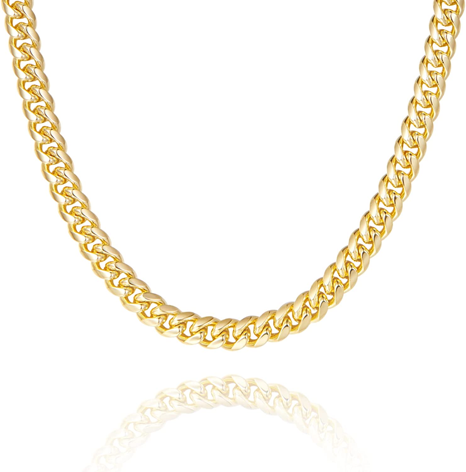 6mm Gorgeous Gold Cuban Link Chain