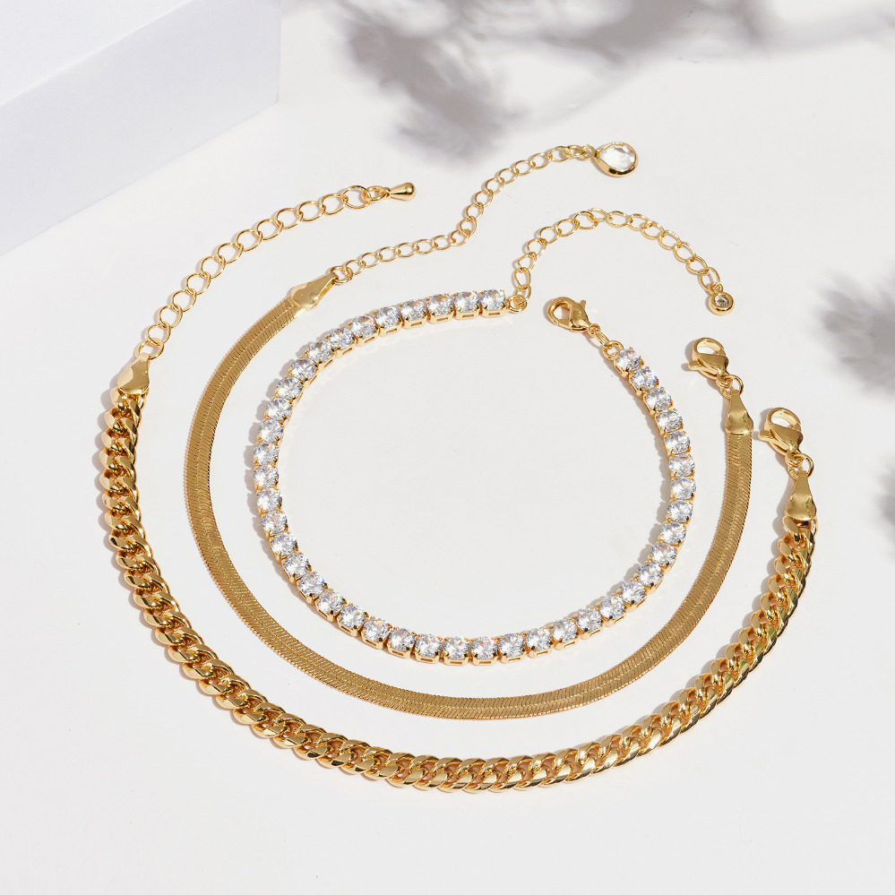 Snake Chains, Diamond Anklets and Cuban Chains - Image 5