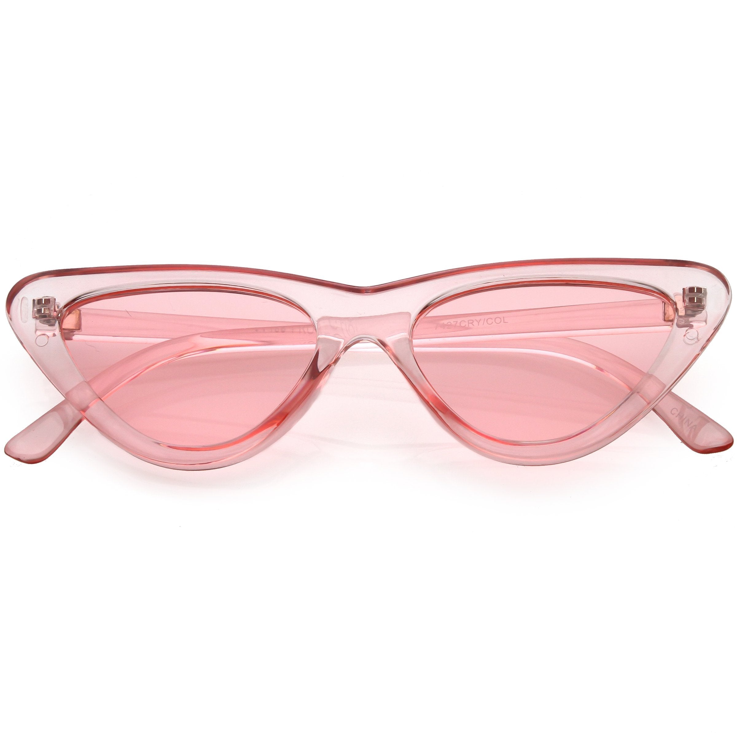 Colorful Retro Festival Cat Eye Sunglasses - Image 7