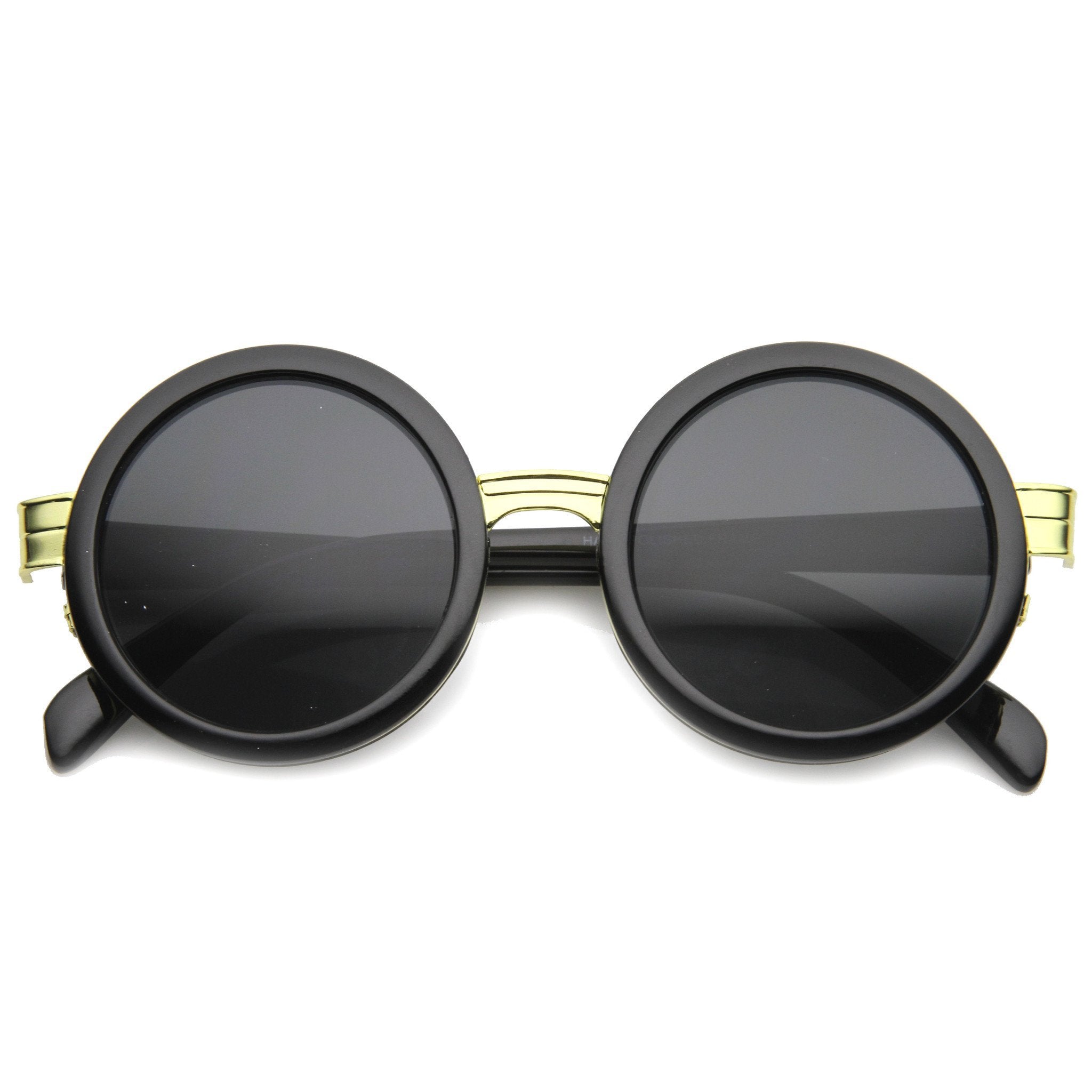 Metal Accents Retro Sunglasses - Image 4
