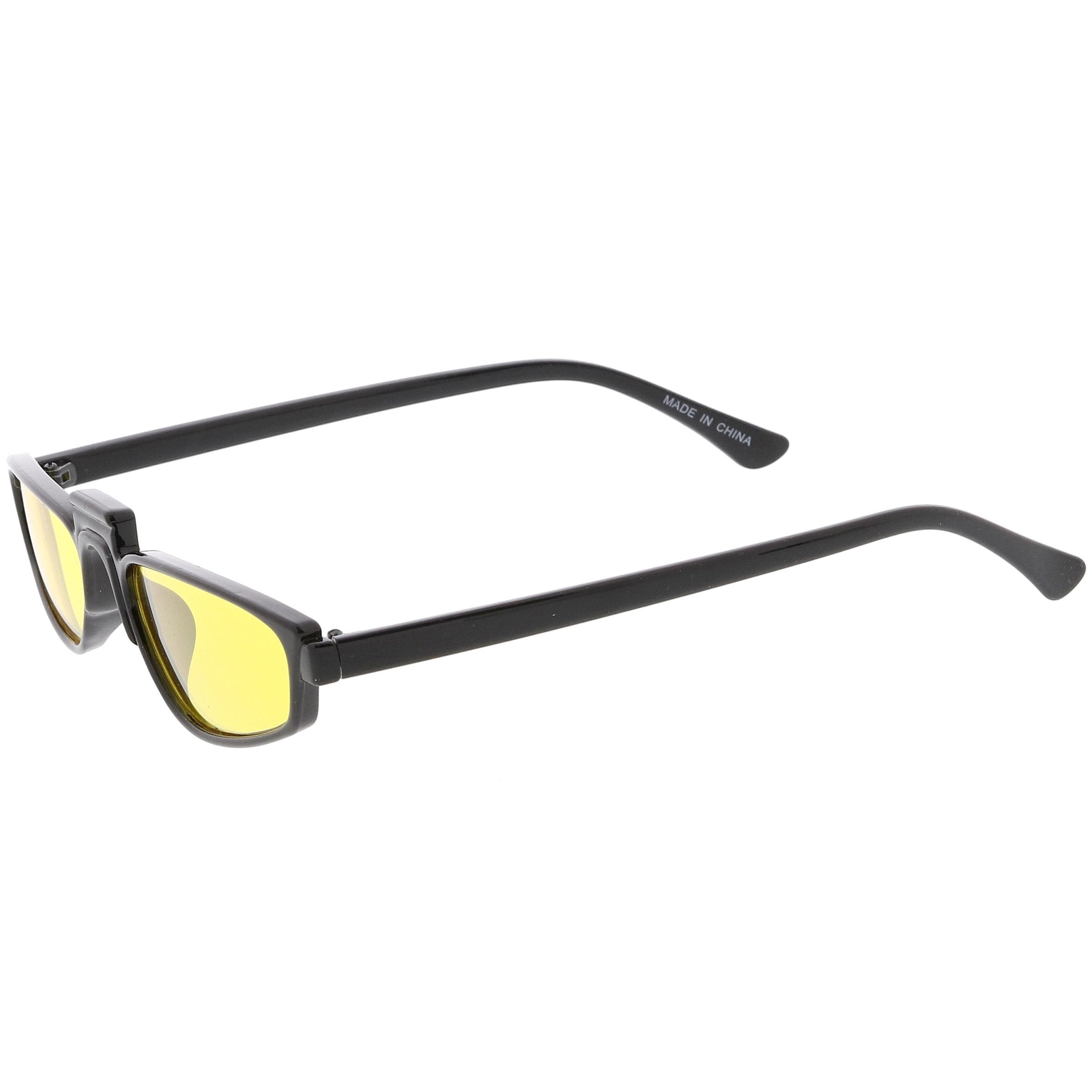 1990's Small Thin Retro Cat Eye Sunglasses - Image 2