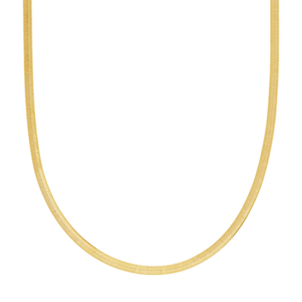 3.5mm Gold Snake Chain Necklace