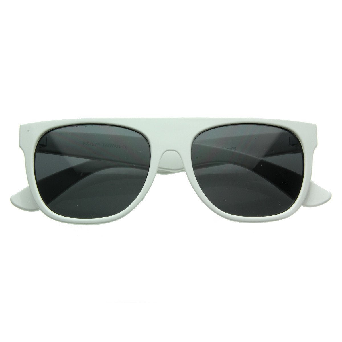 Super Flat Top Horned Rim Sunglasses - Image 4
