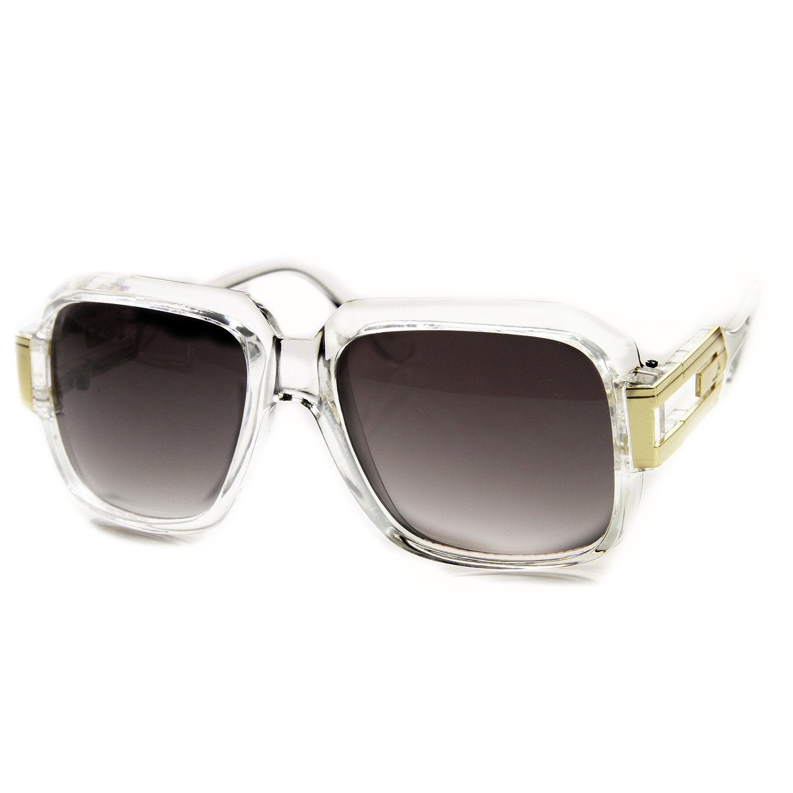 Square 80's Euro Aviator Sunglasses - Image 4
