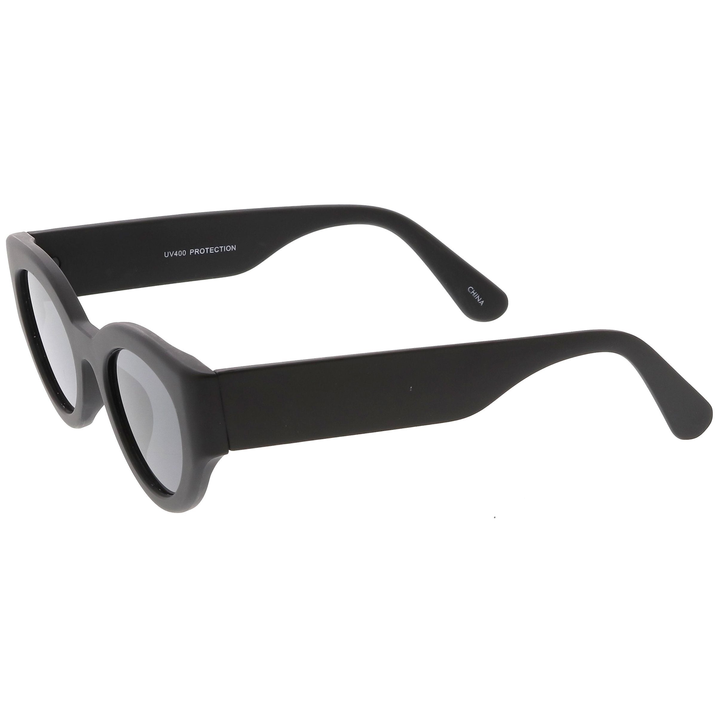 Bold Wide Frame Oval Sunglasses - Image 2