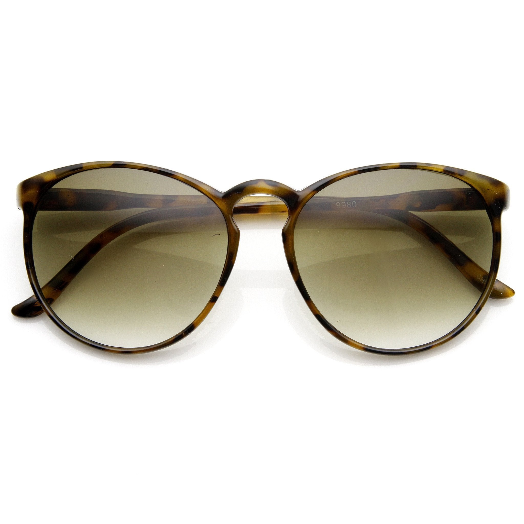 Large Round Key Hole Sunglasses - Image 3