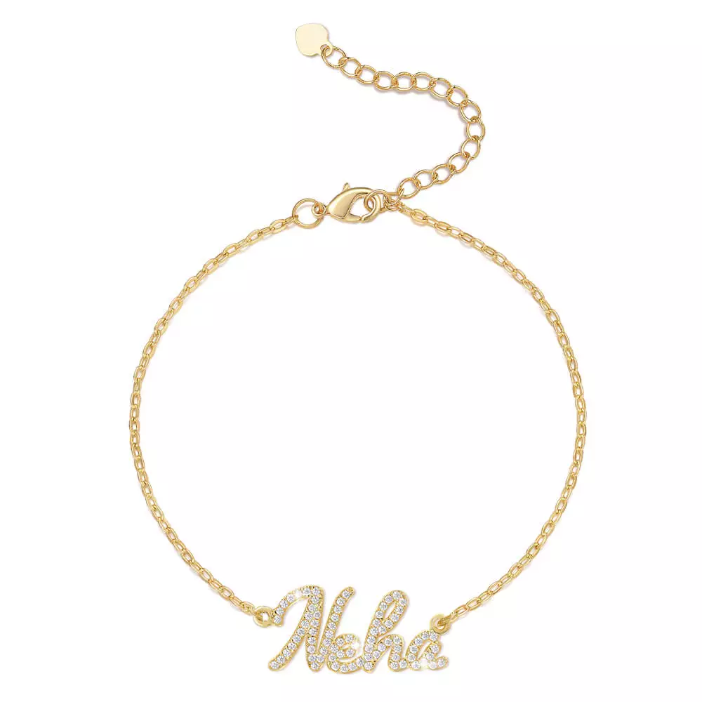 Personalized Name Chain Bracelet