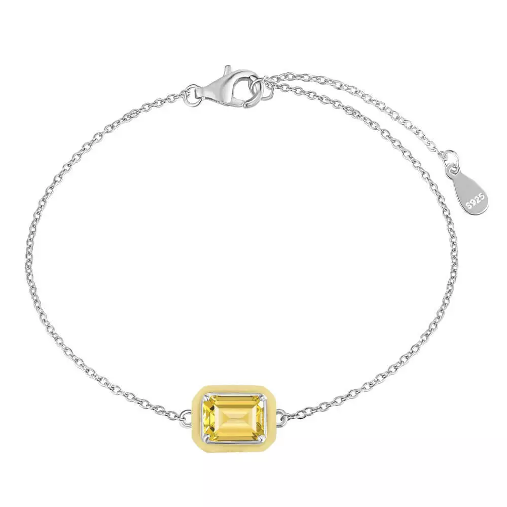 Enamel Candy Color Round Bracelet - Image 4