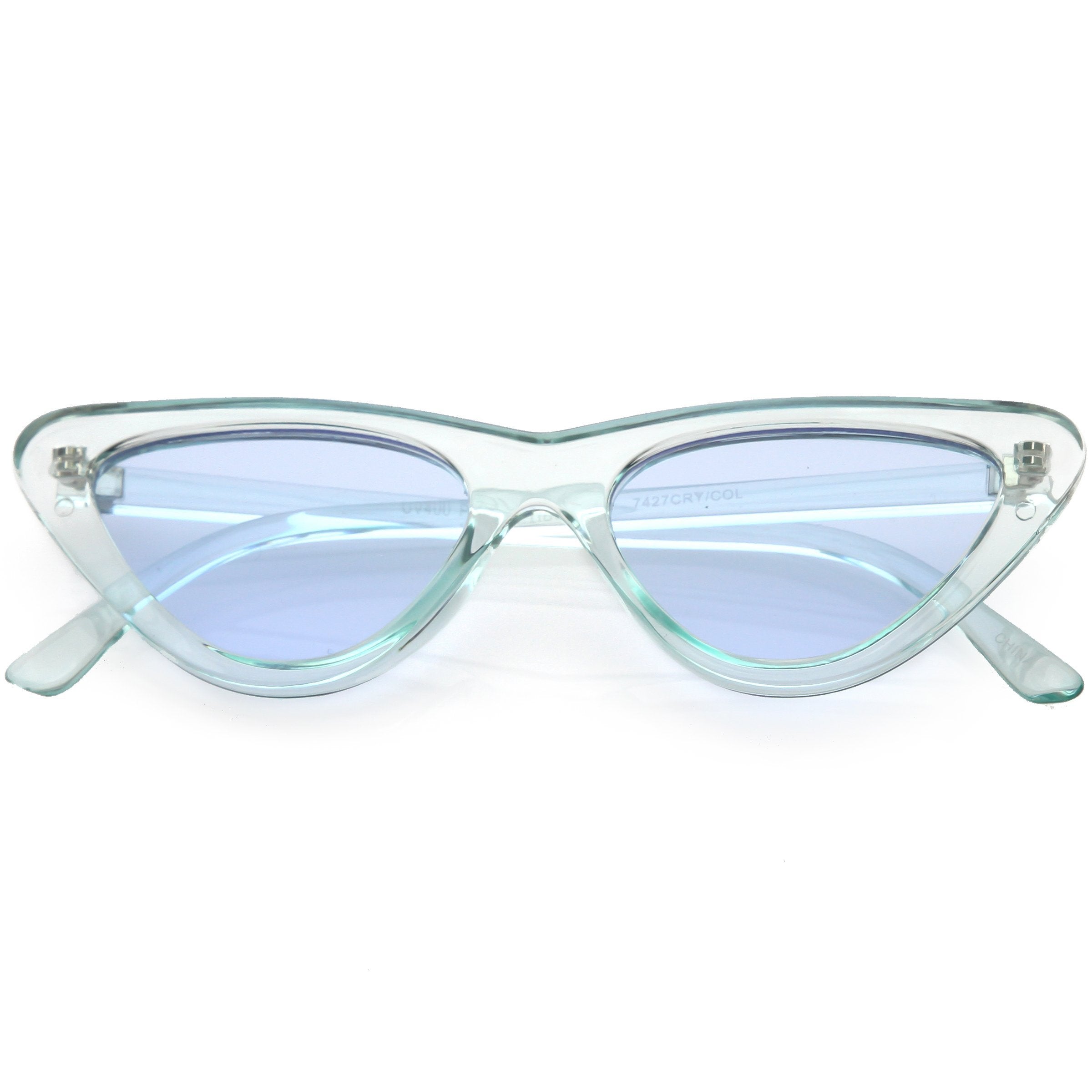 Colorful Retro Festival Cat Eye Sunglasses - Image 5