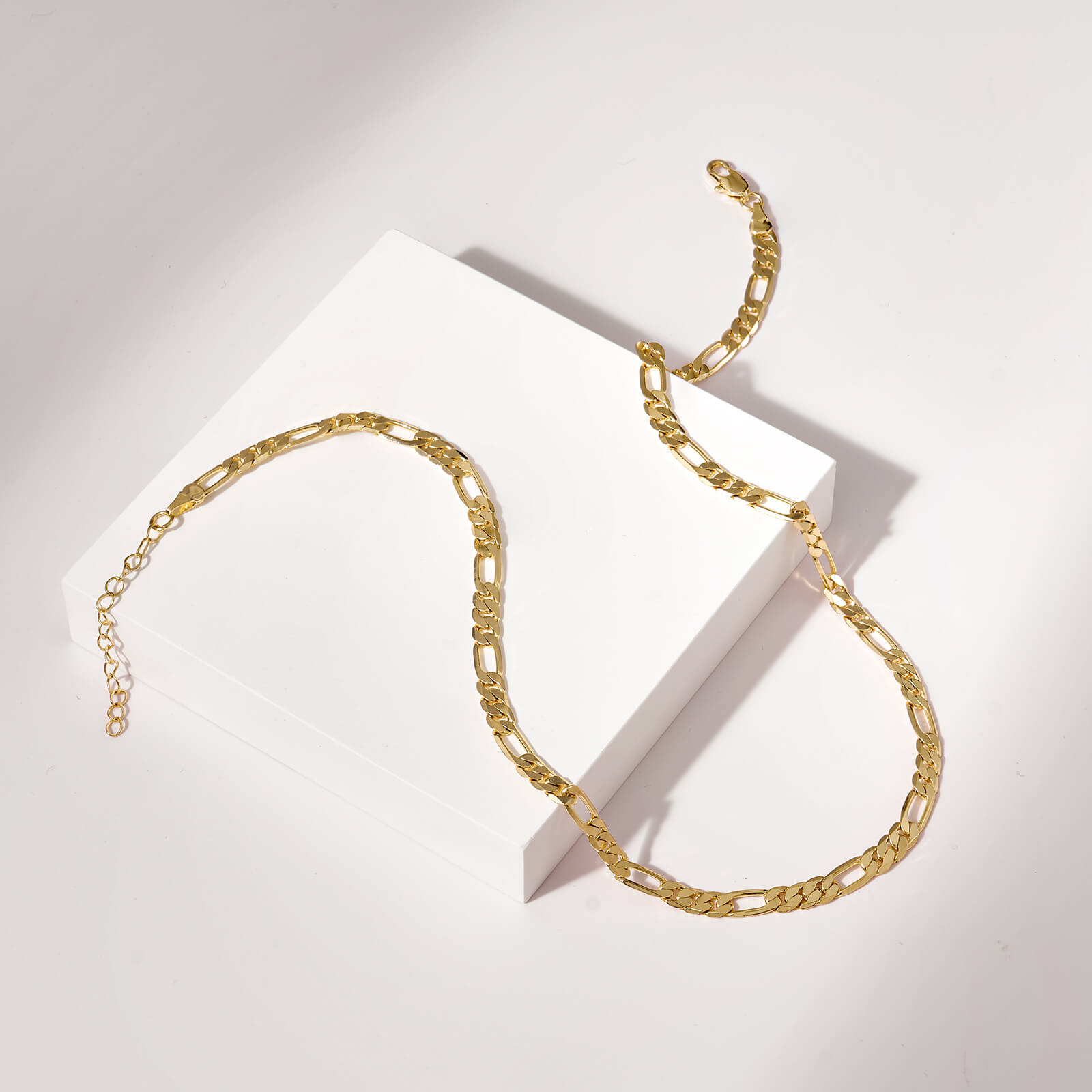 5mm Figaro Chain Necklace - Image 3