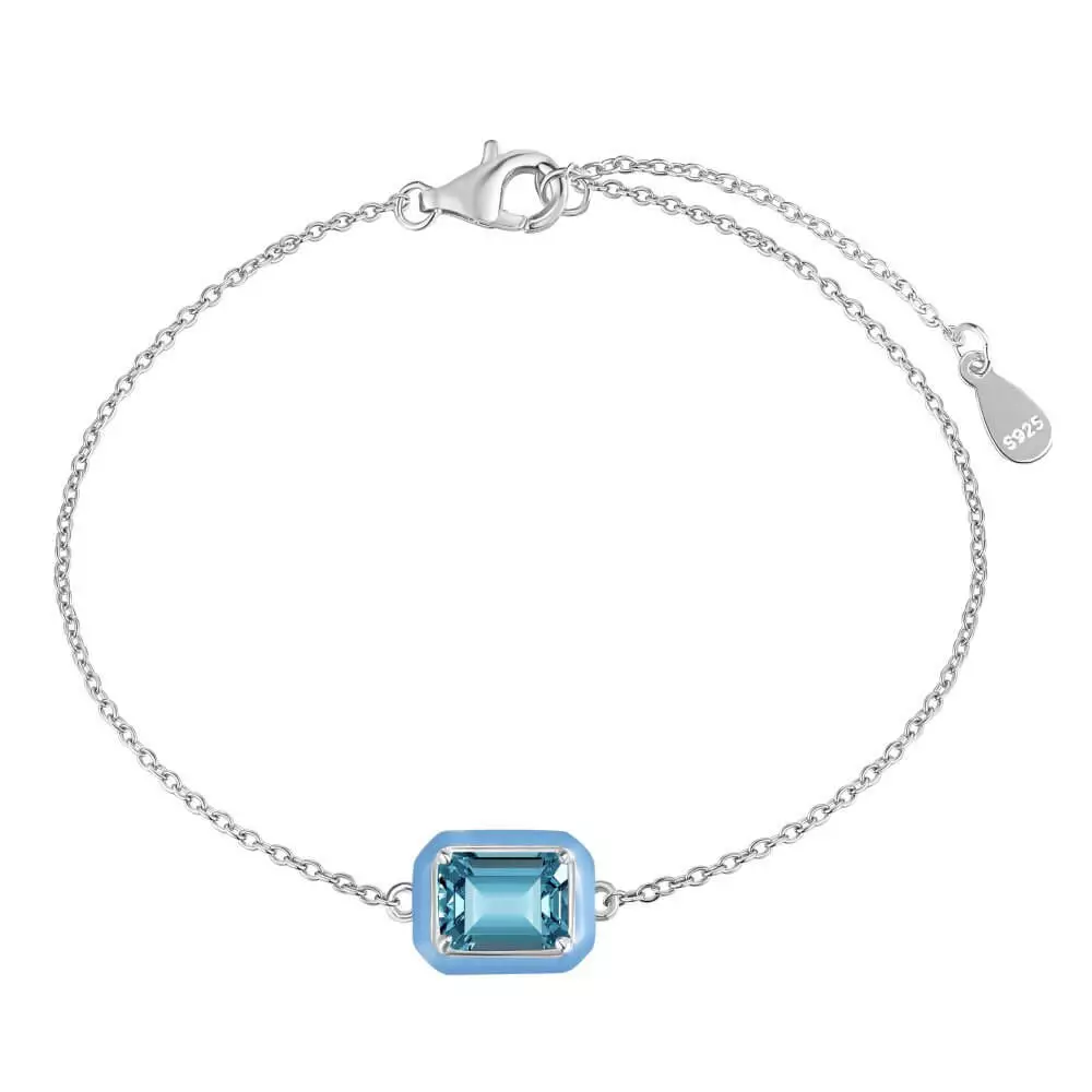 Enamel Candy Color Round Bracelet - Image 2