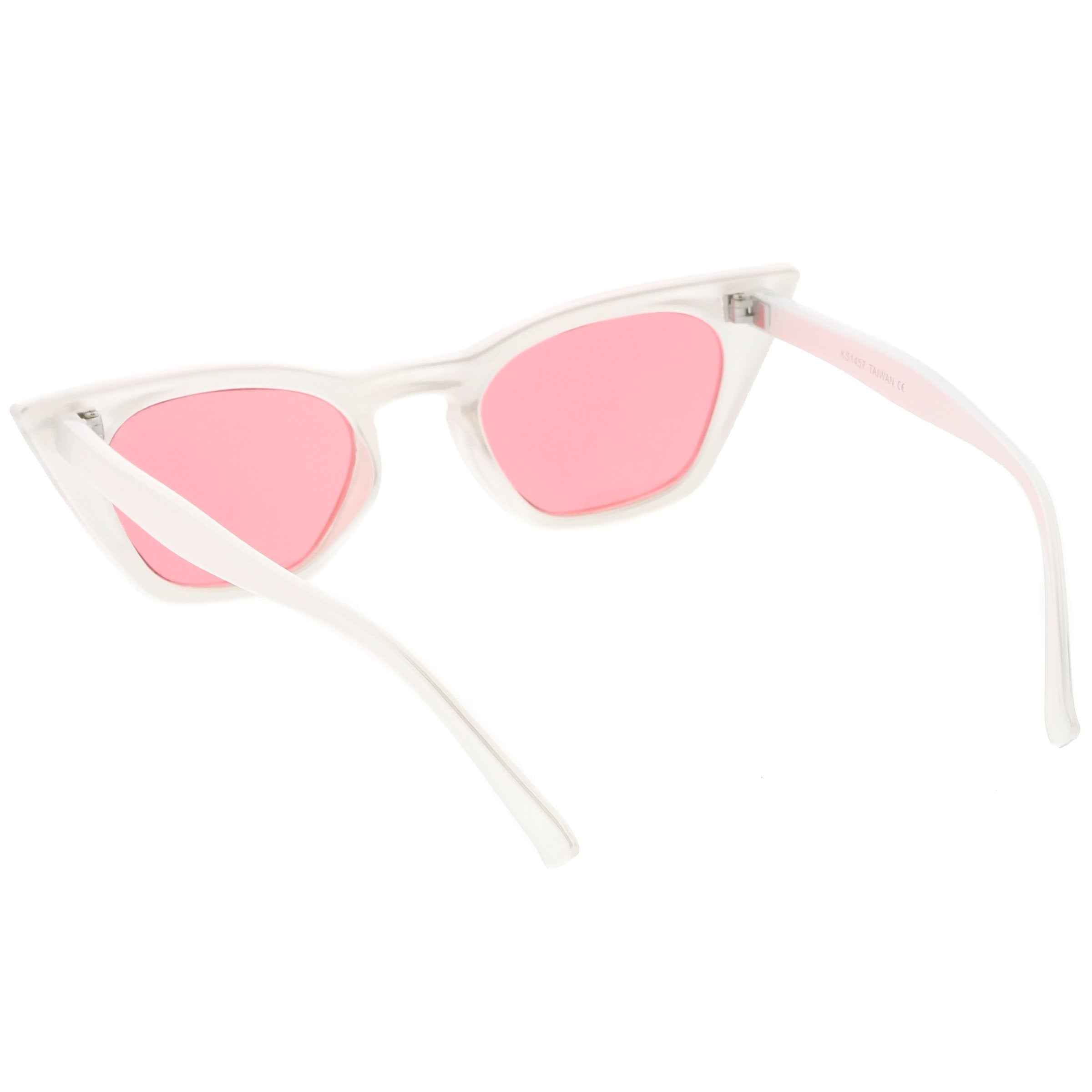 Color Tone Sassy Cat Eye Sunglasses - Image 3