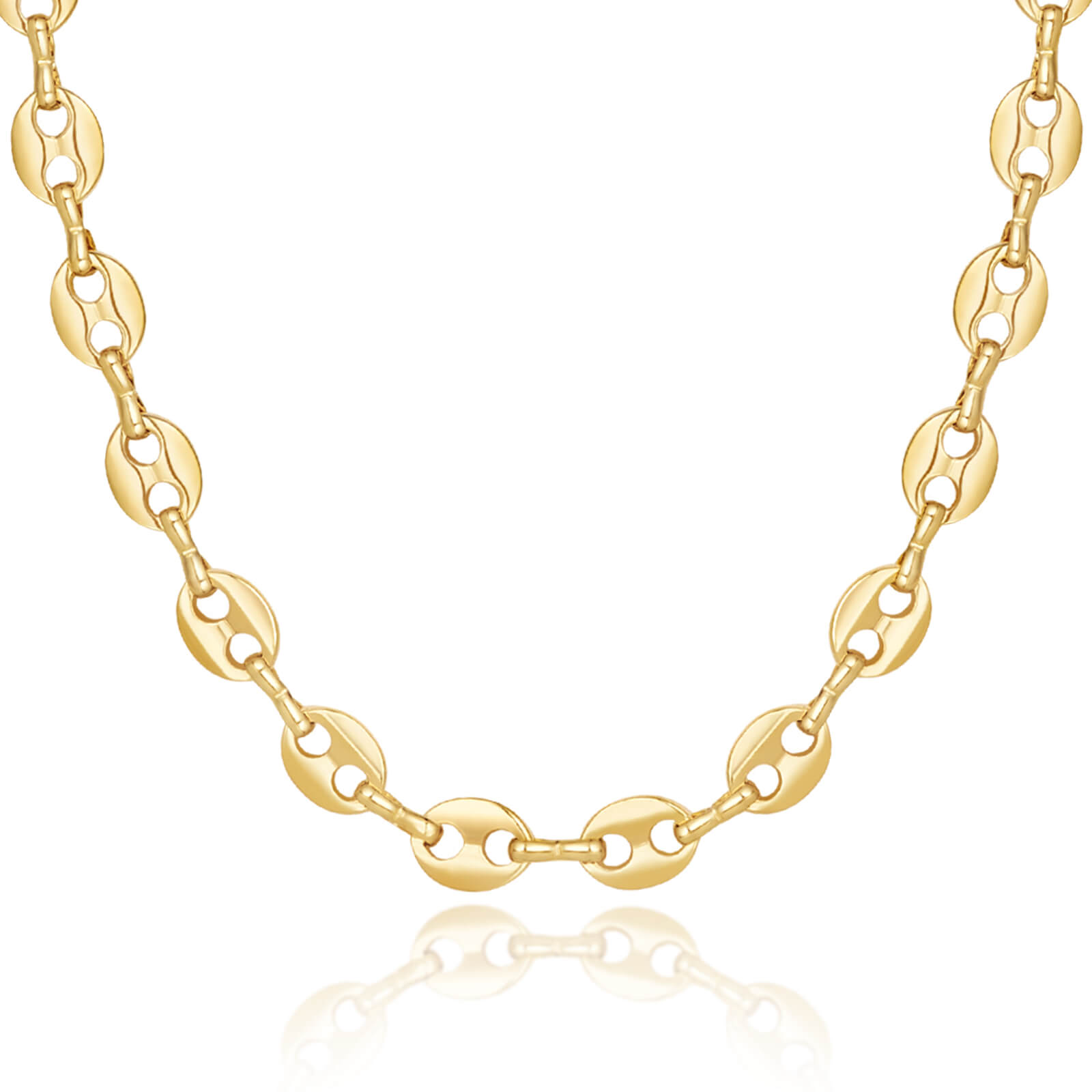 Pig Nose Shape Geometric Necklace