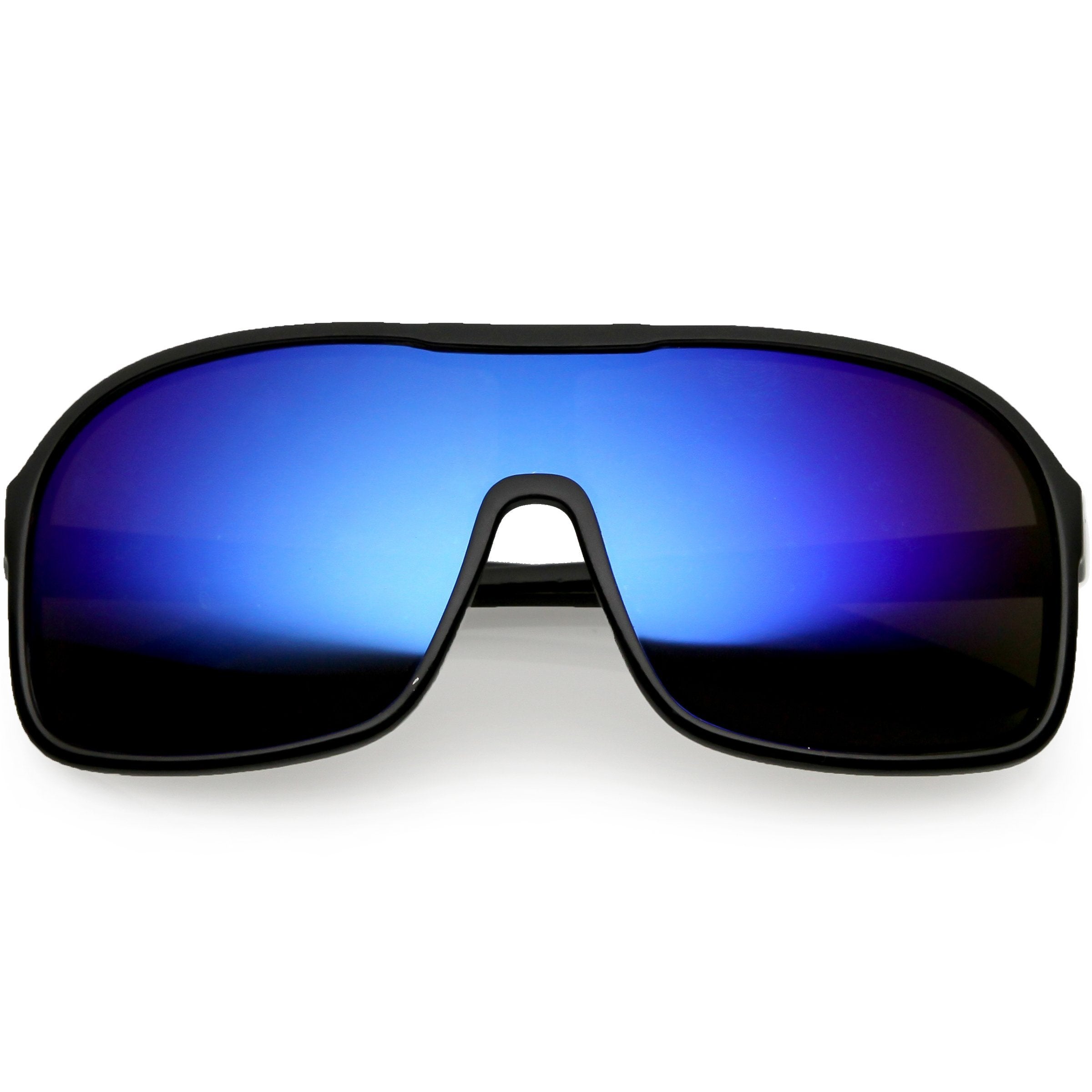 1980's Riding Sports Shield Sunglasses - Image 7
