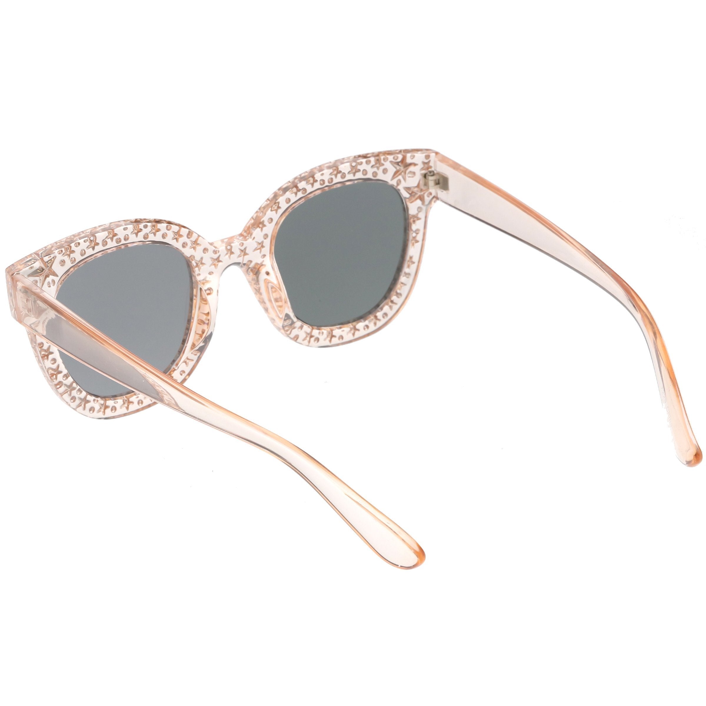 Star Embellished Horned Rim Sunglasses - Image 3