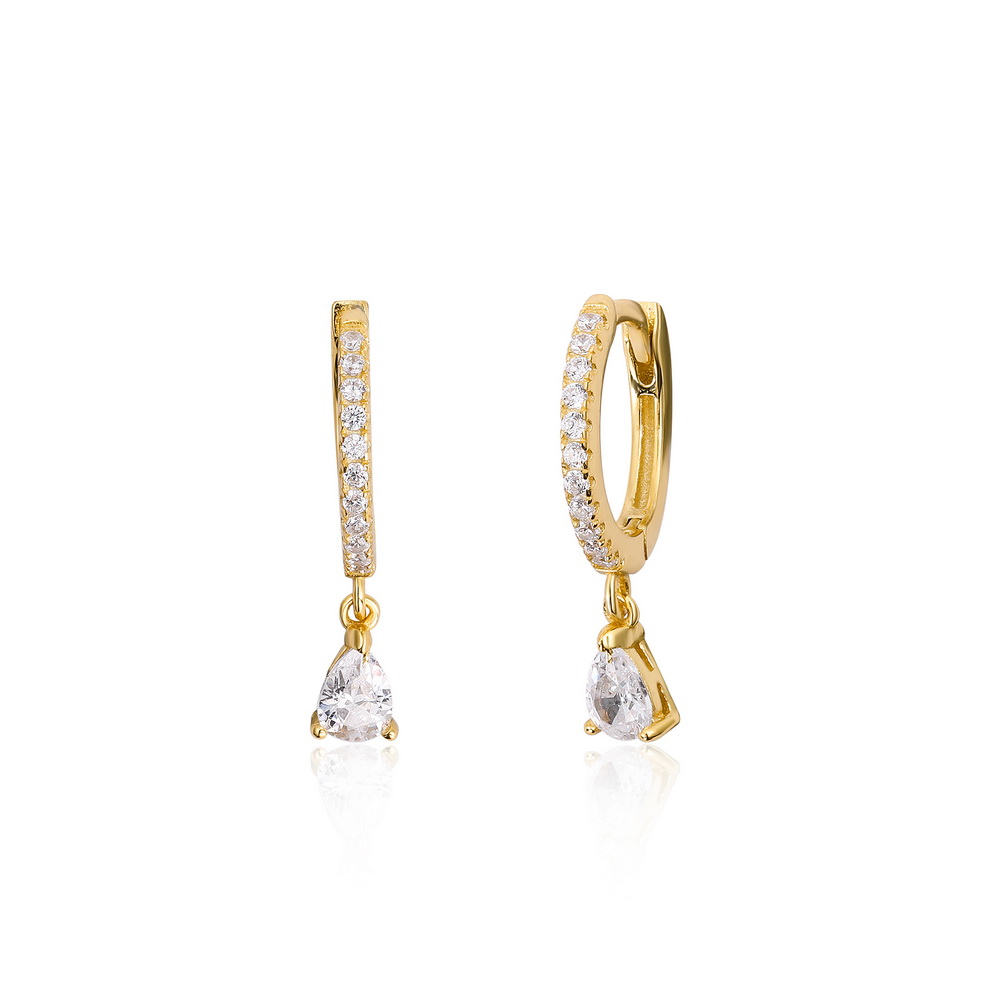 Gold Huggie Hoops
