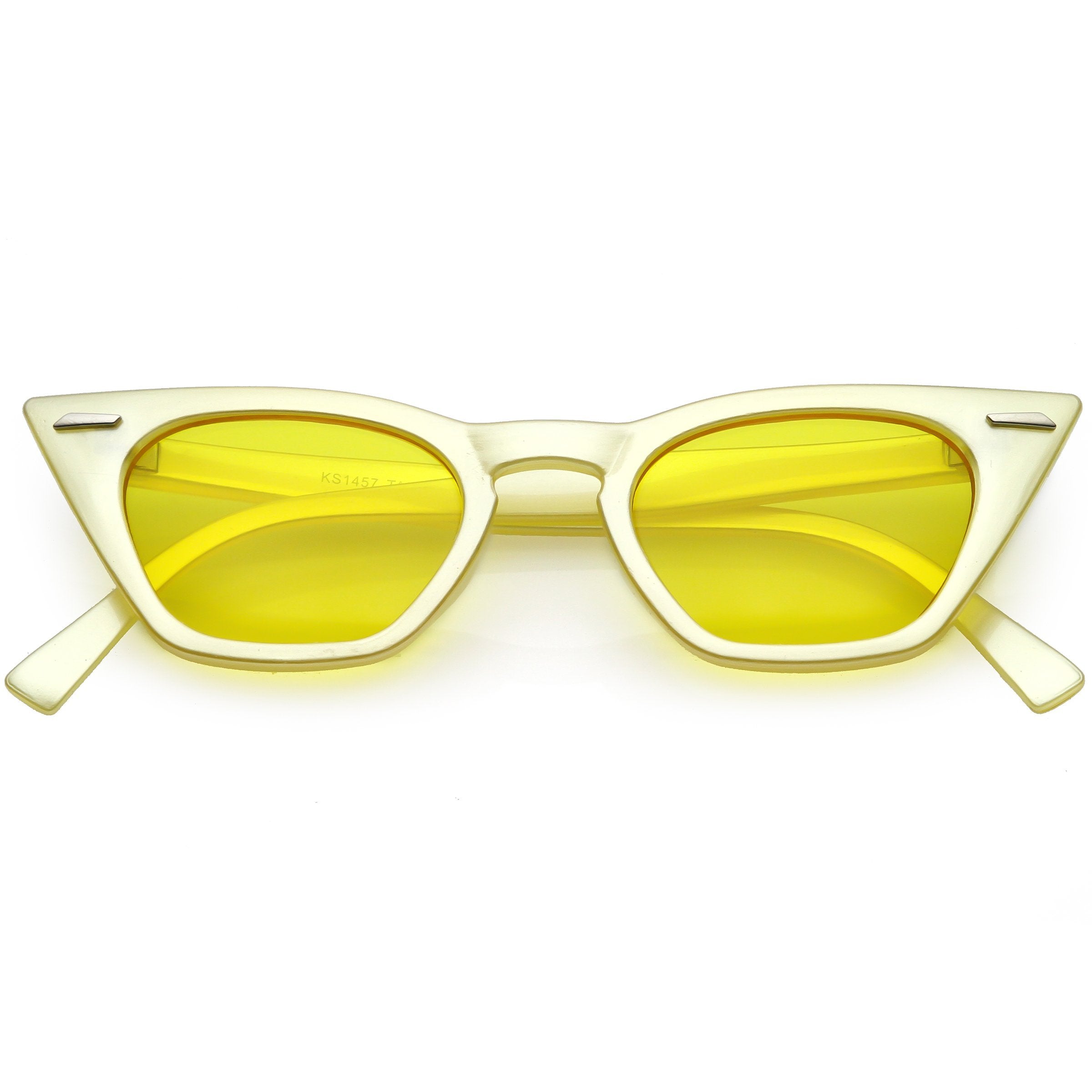 Color Tone Sassy Cat Eye Sunglasses - Image 6