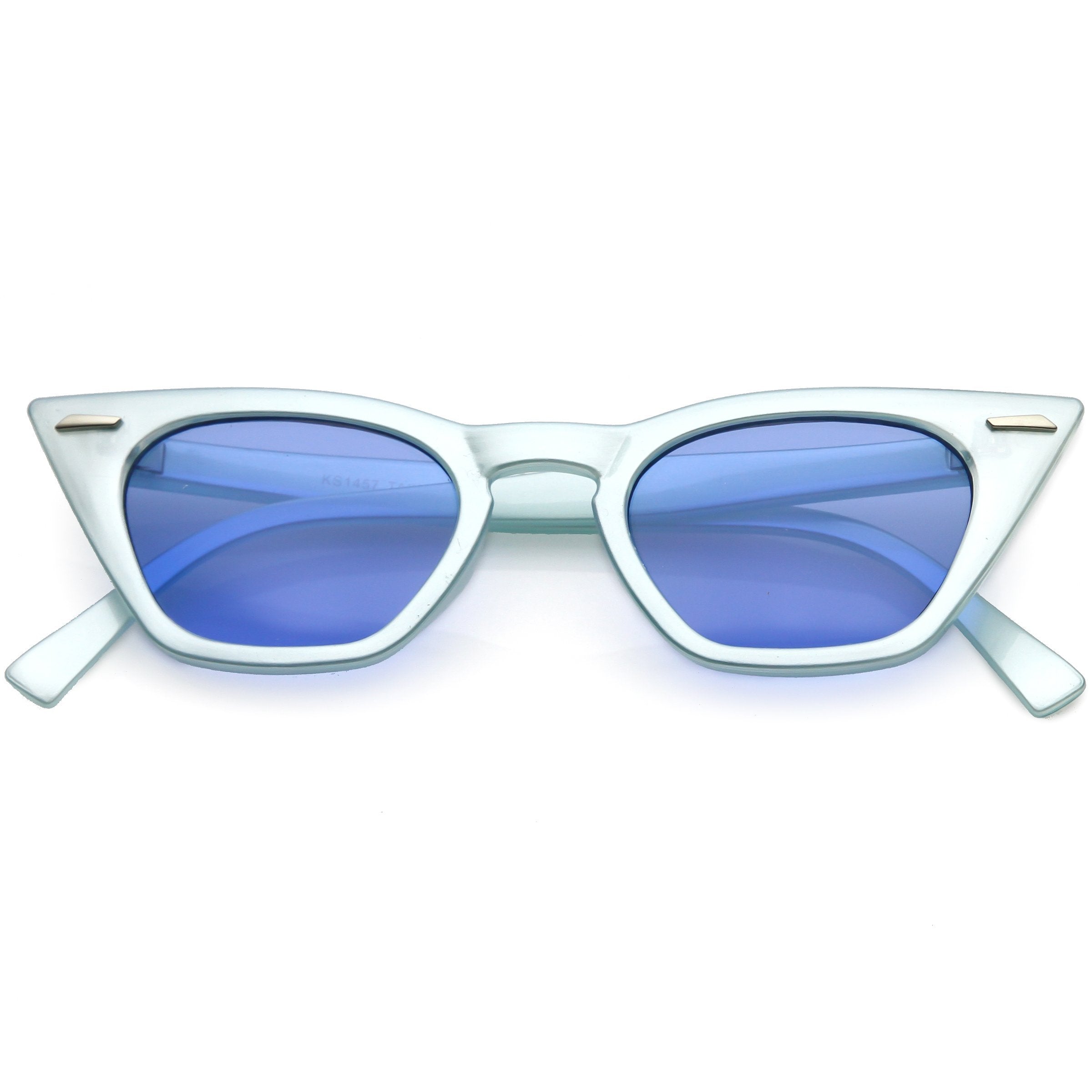 Color Tone Sassy Cat Eye Sunglasses - Image 5