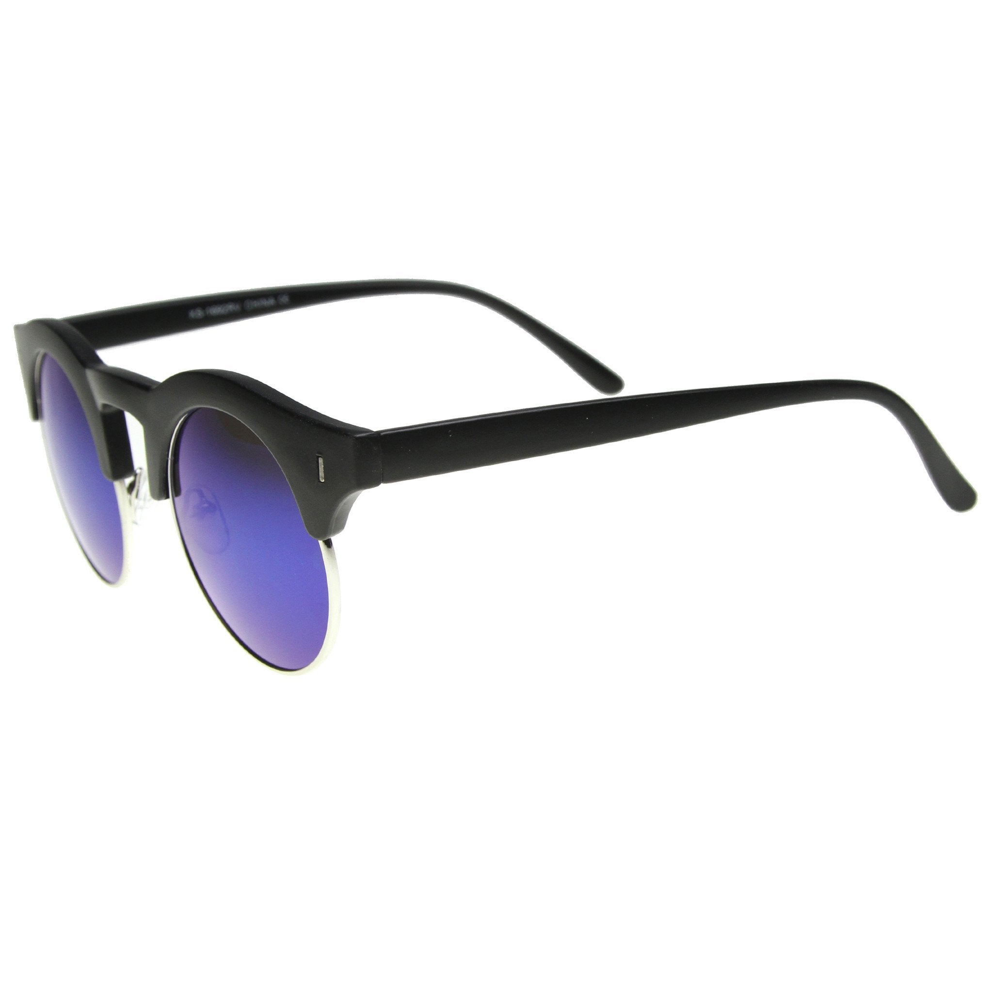 Retro Rim Round Sunglasses - Image 2