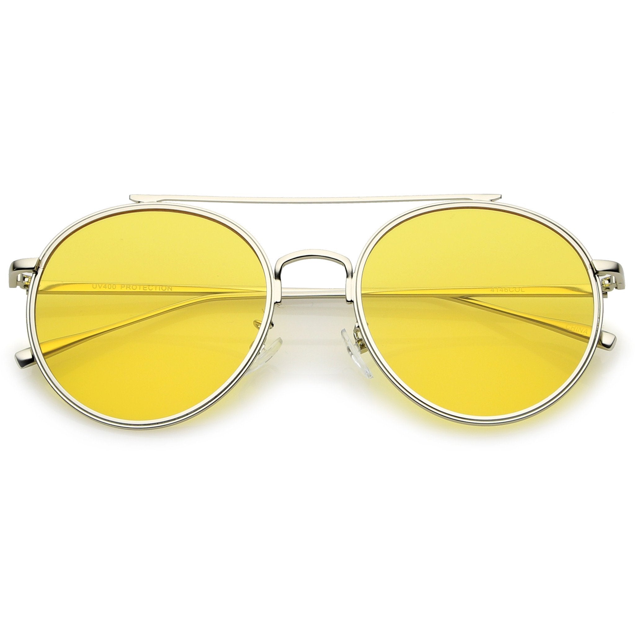 Round Color Tone Sunglasses - Image 5