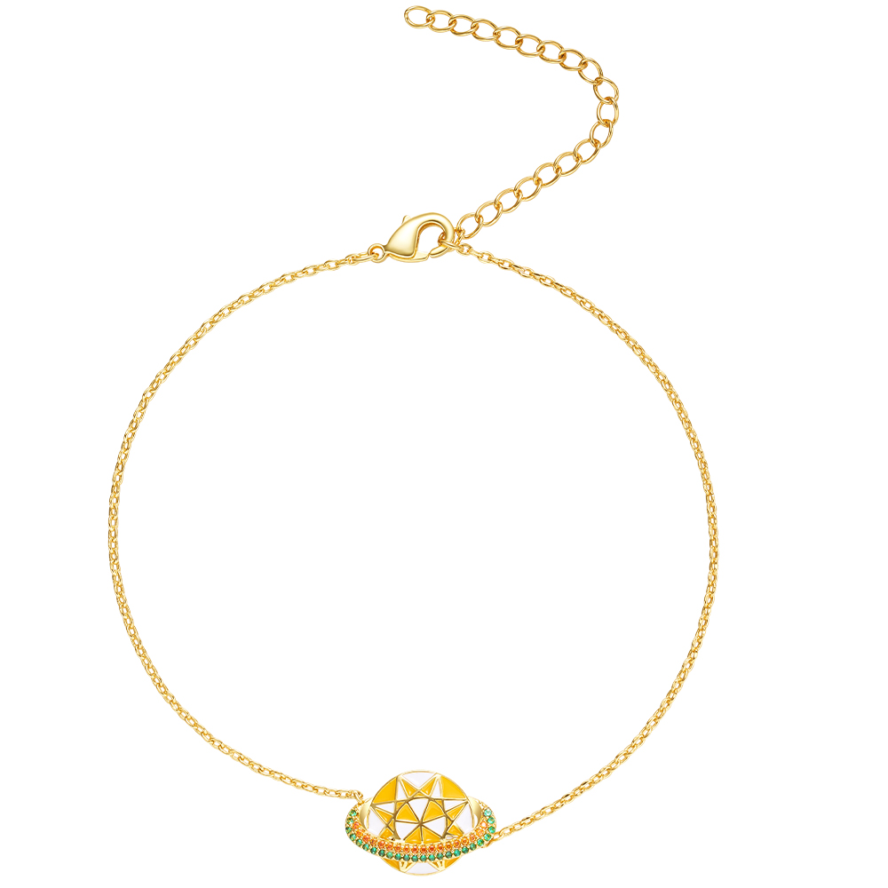 Colorful Faux Planet Bracelet