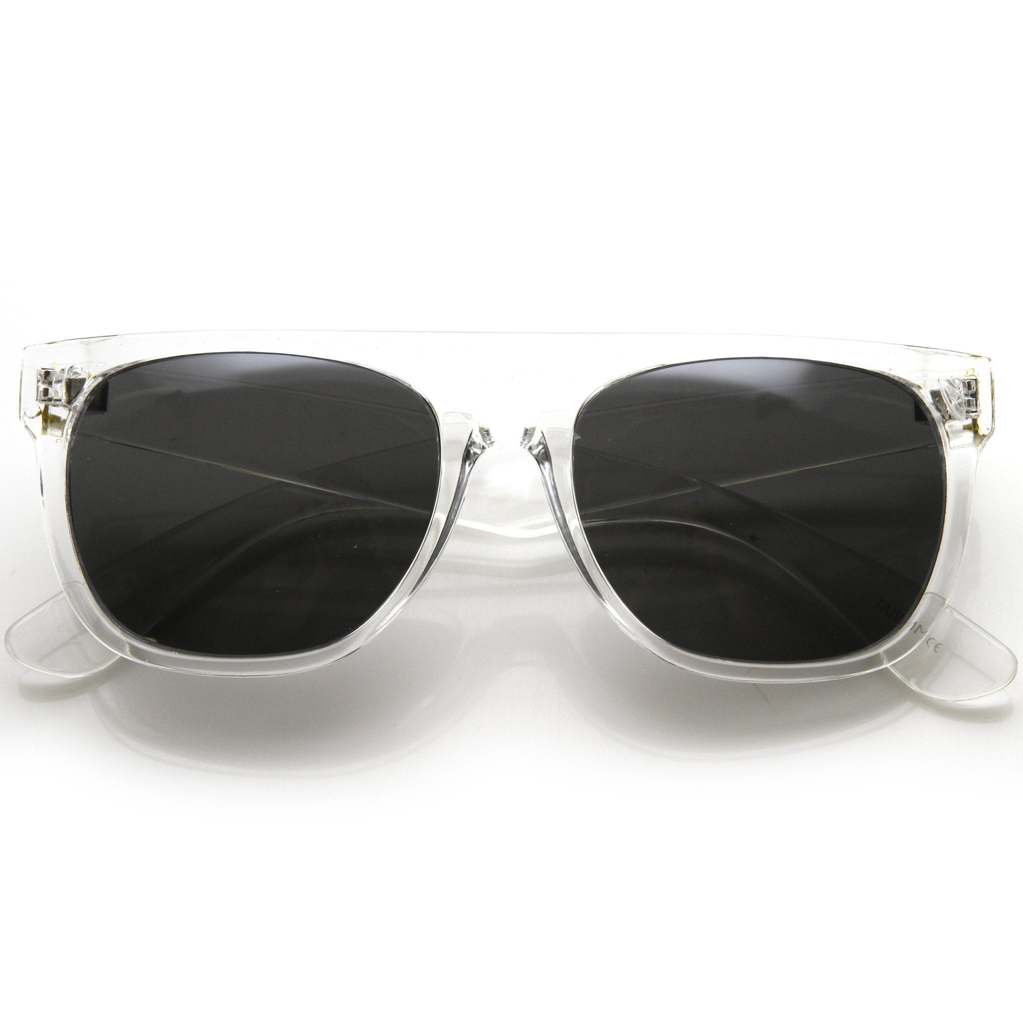 Super Flat Top Horned Rim Sunglasses - Image 11