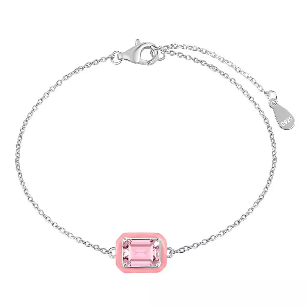 Enamel Candy Color Round Bracelet