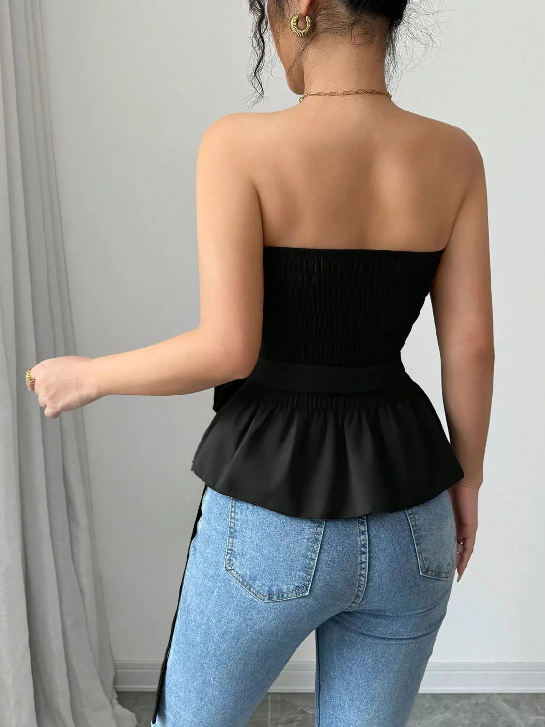 Flower Smocked Tube Top - Image 18