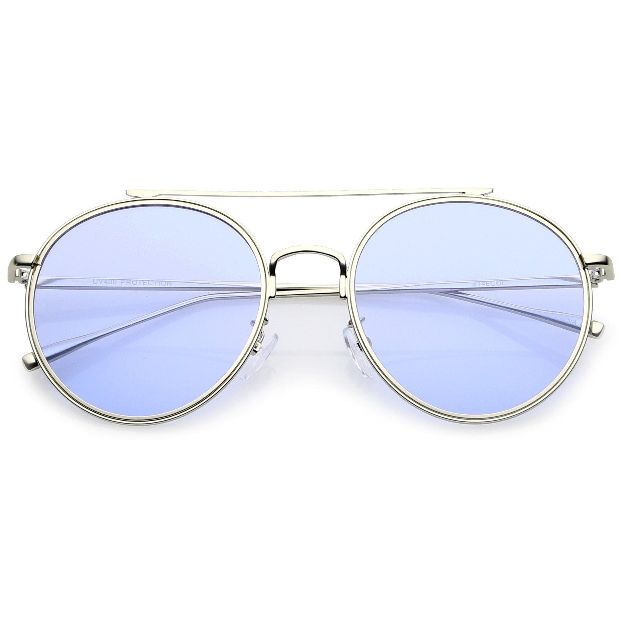 Round Color Tone Sunglasses - Image 4