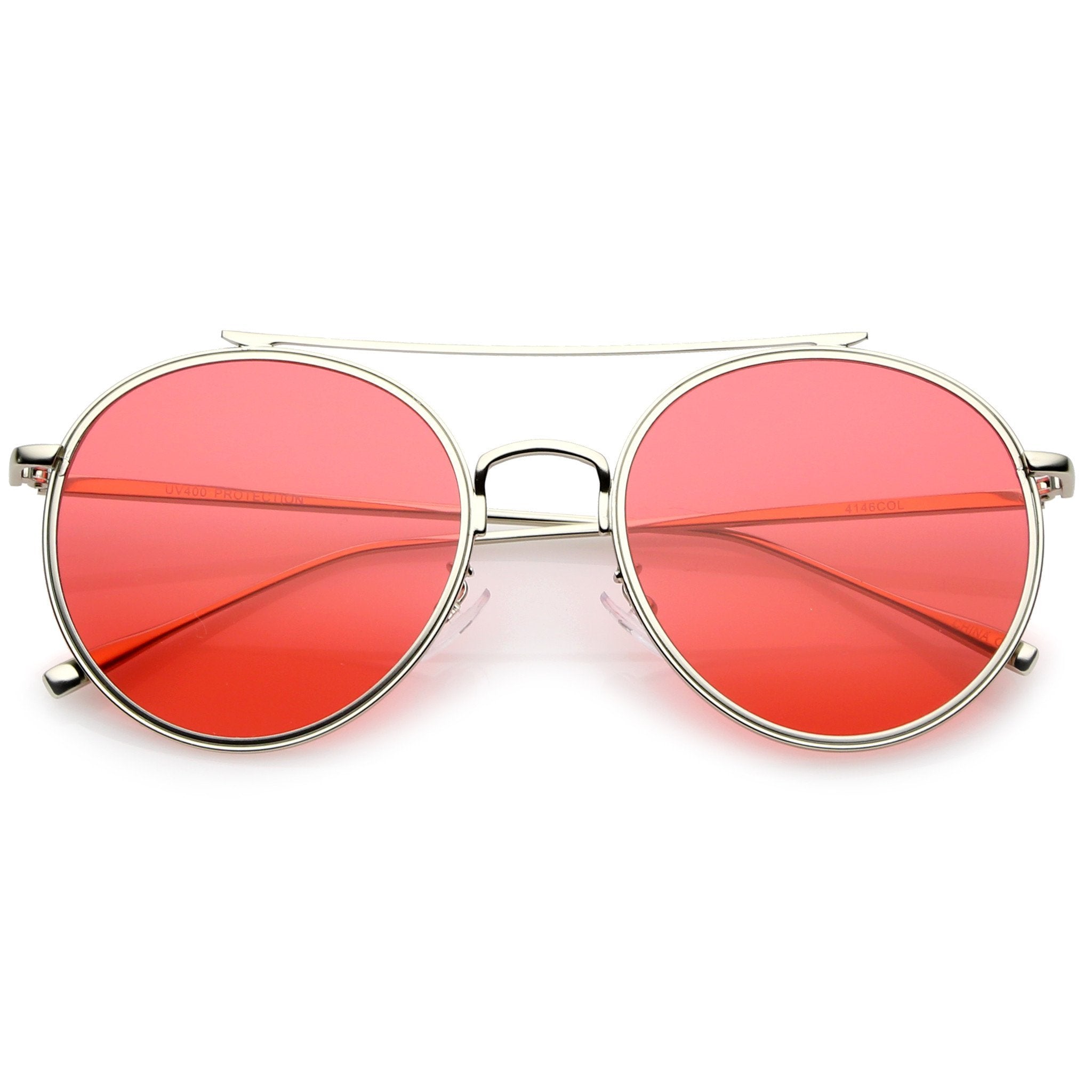 Round Color Tone Sunglasses - Image 7