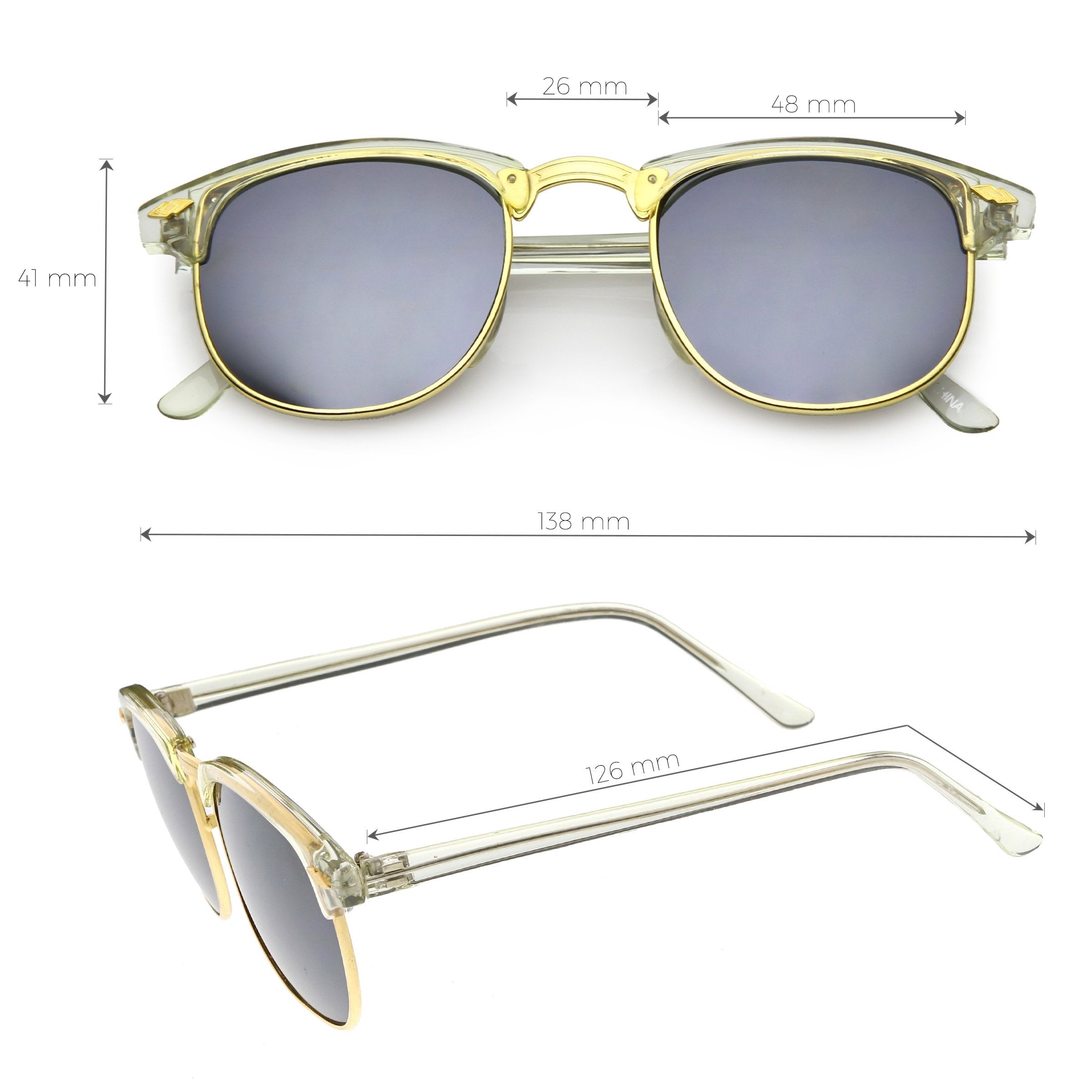 True Vintage Horned Rim Sunglasses - Image 4