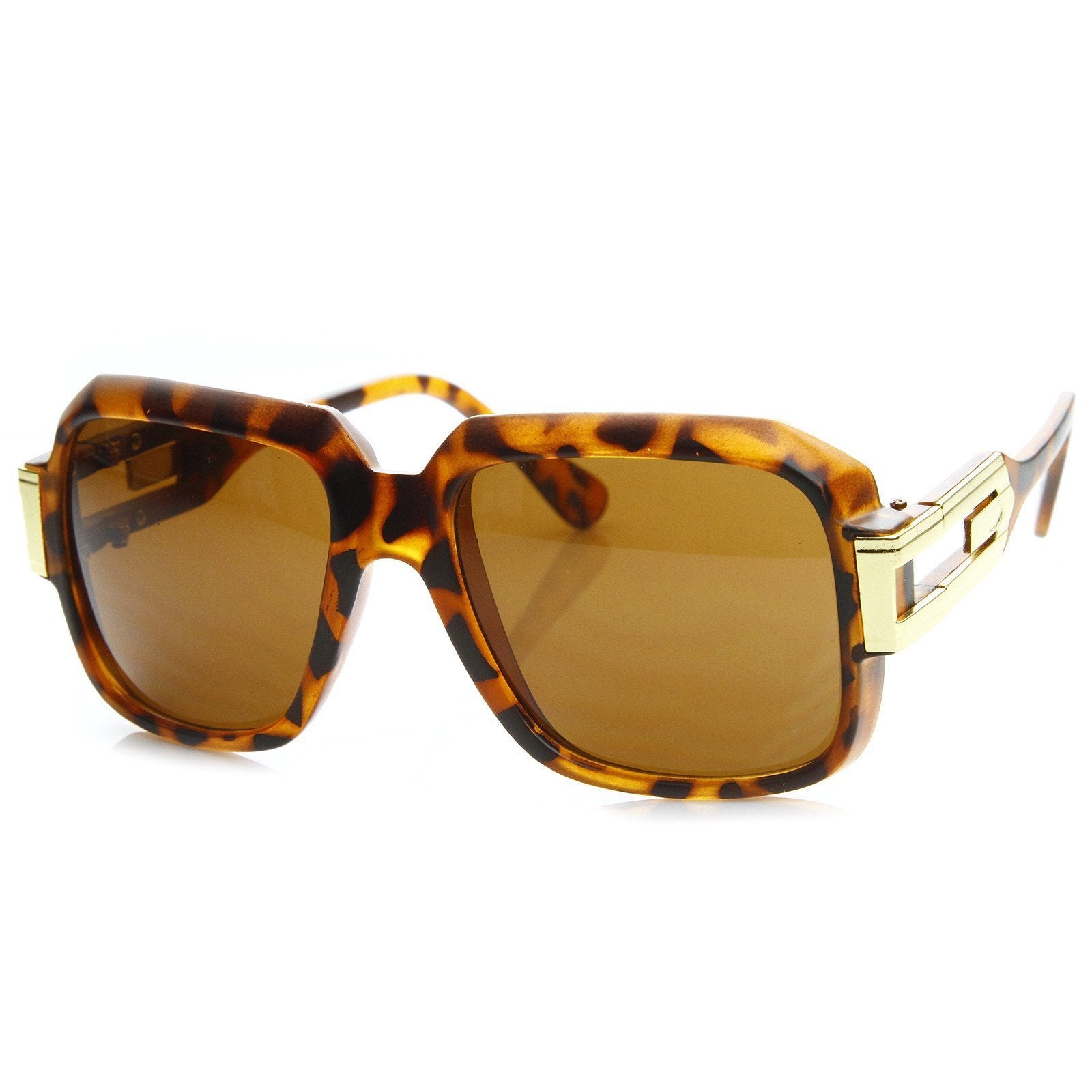 Square 80's Euro Aviator Sunglasses - Image 5