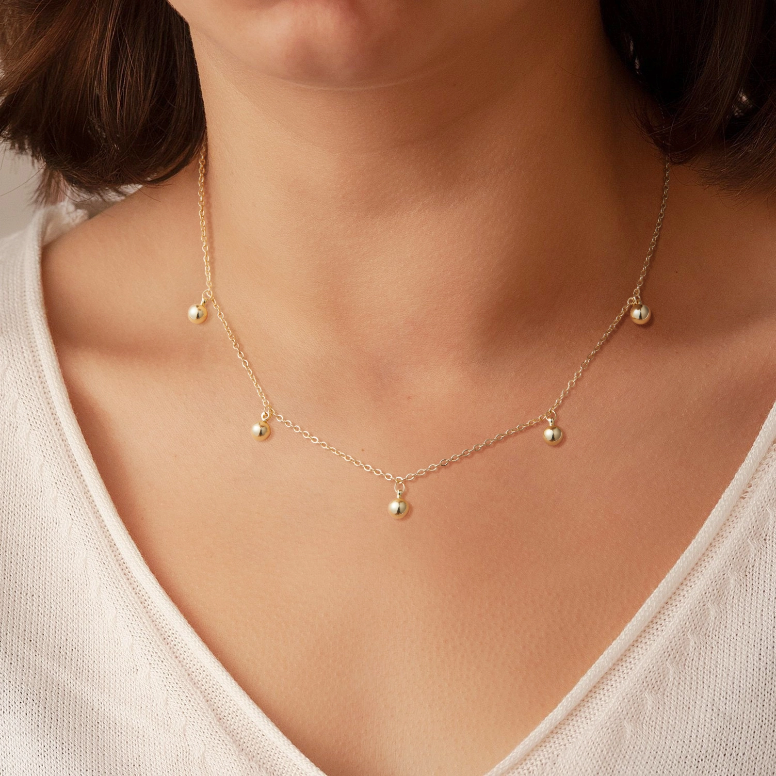 Round Beads Necklace - Image 4