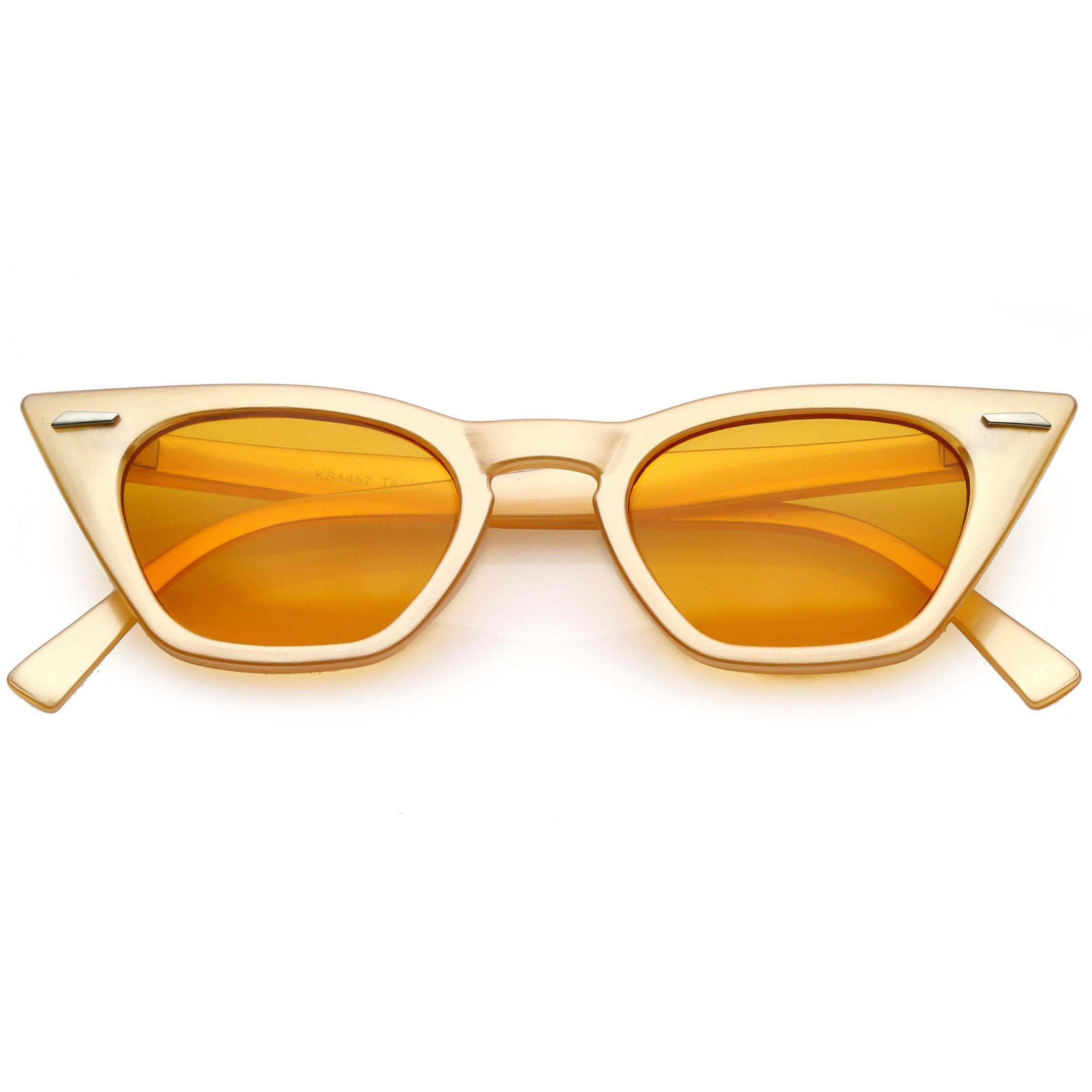 Color Tone Sassy Cat Eye Sunglasses - Image 4