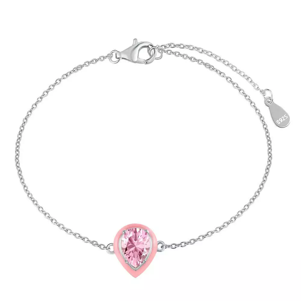 Enamel Macaron Round Water Drop Bracelet - Image 7