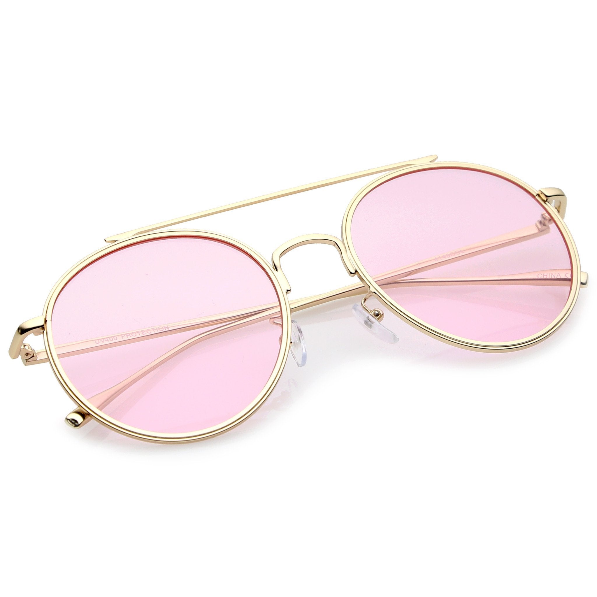 Round Color Tone Sunglasses - Image 3