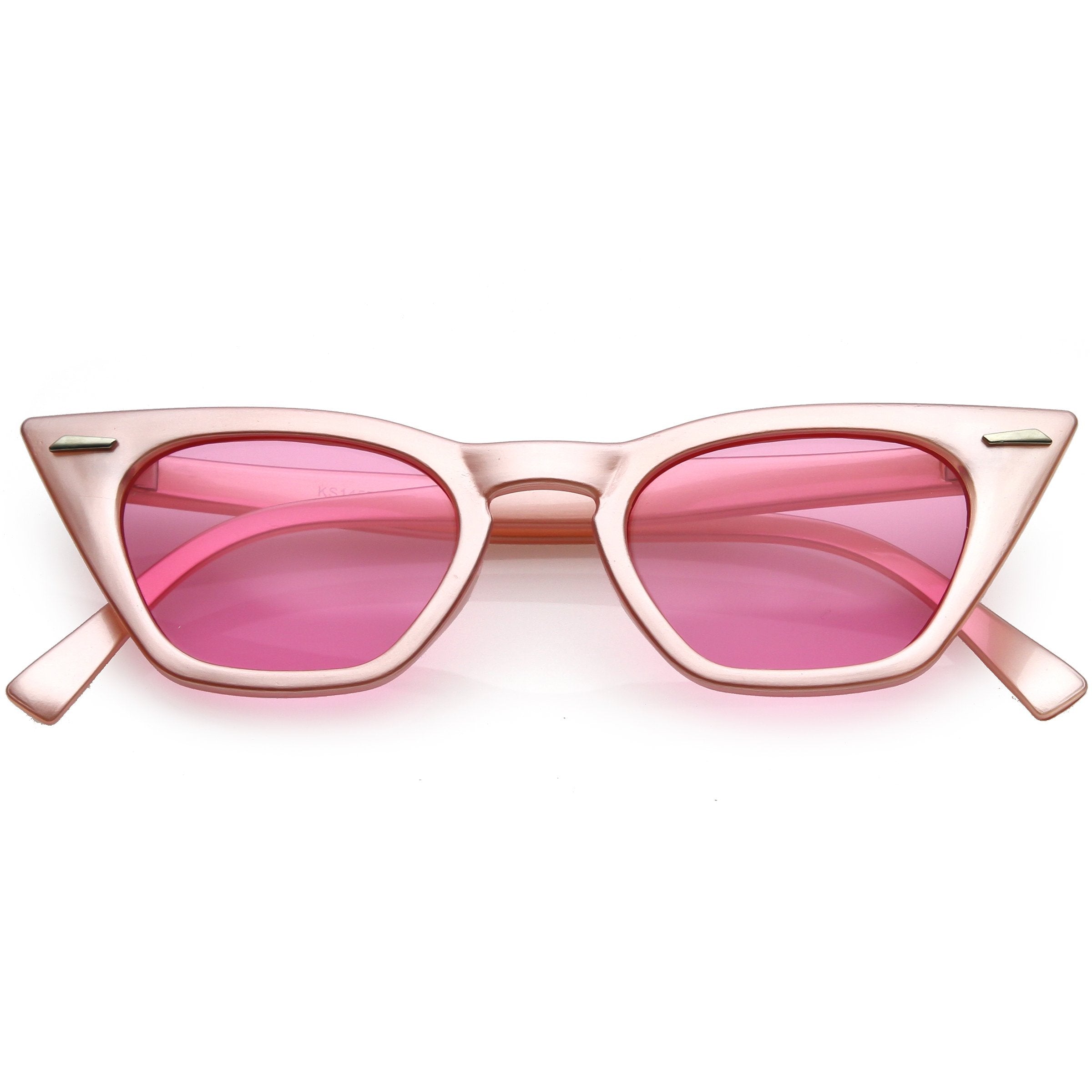 Color Tone Sassy Cat Eye Sunglasses - Image 7