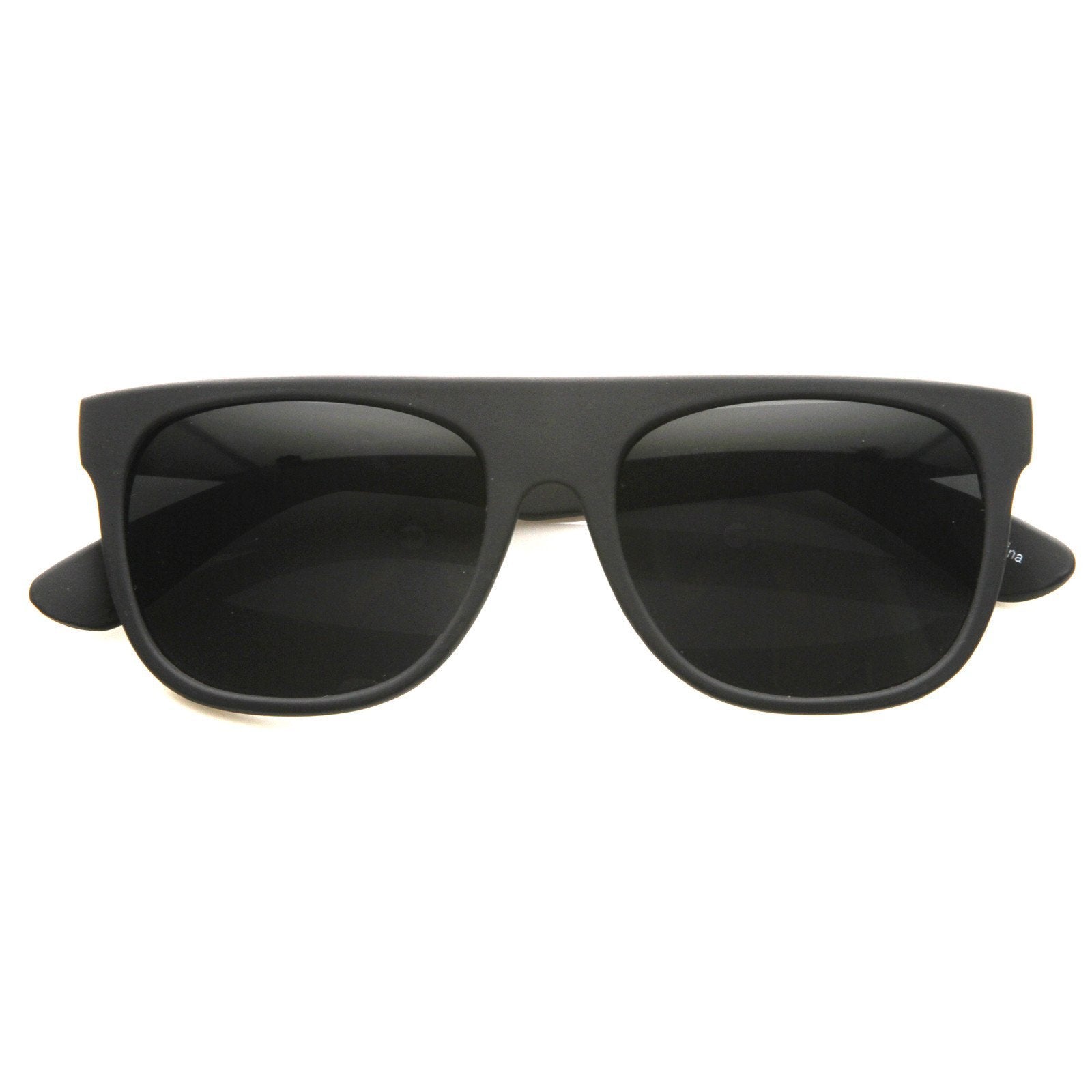 Super Flat Top Horned Rim Sunglasses - Image 10