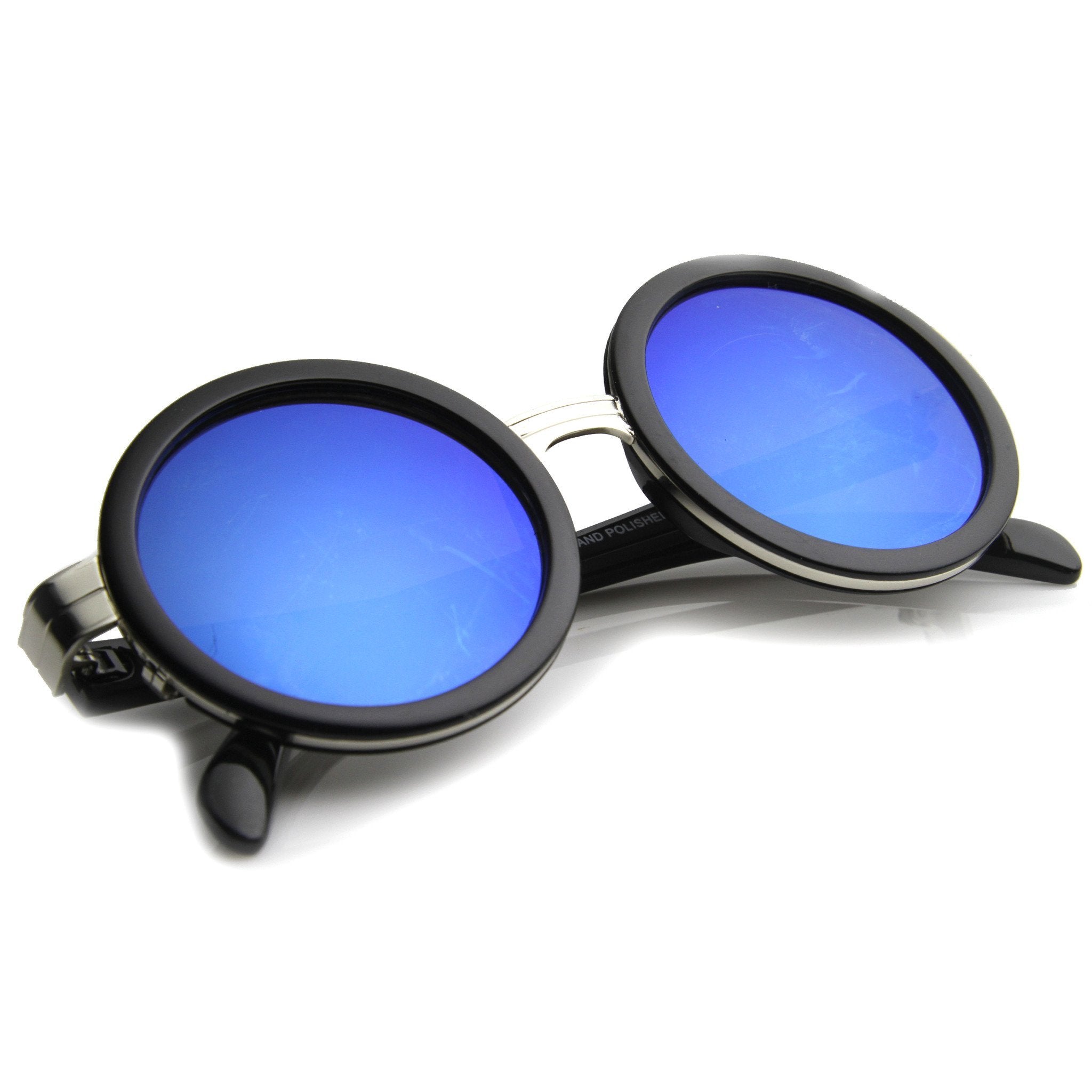 Metal Accents Retro Sunglasses - Image 3