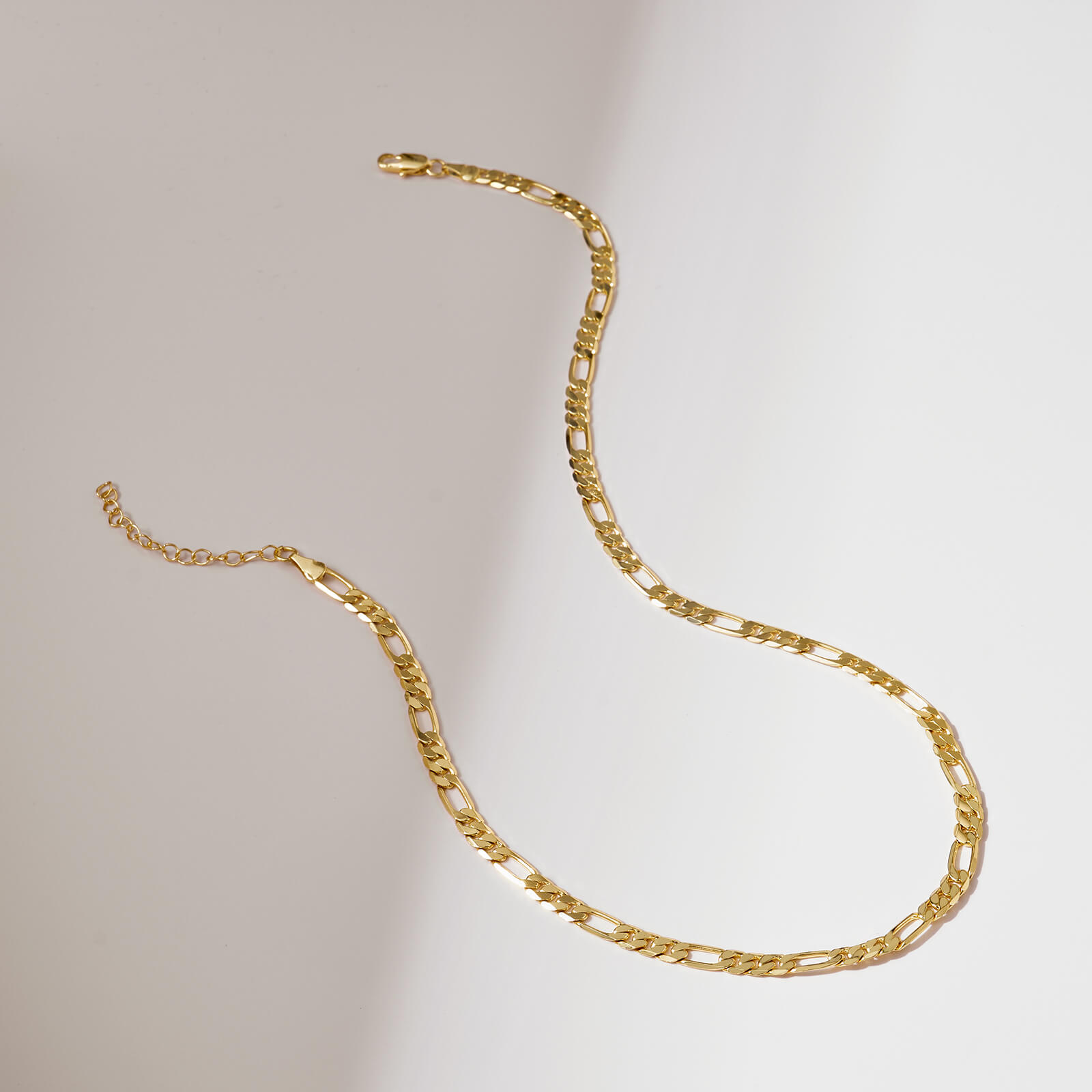 5mm Figaro Chain Necklace - Image 2