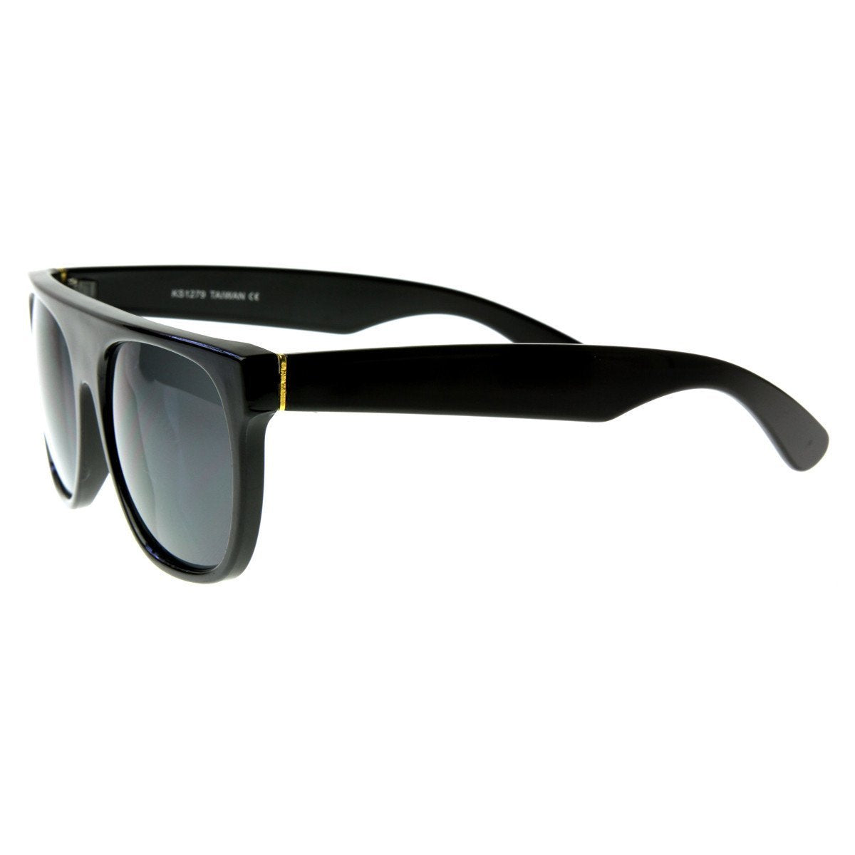 Super Flat Top Horned Rim Sunglasses - Image 2