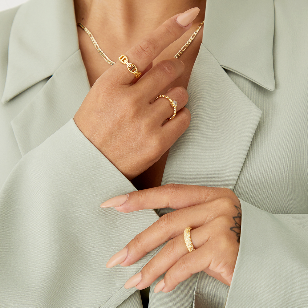 3Pcs Stackable Open Knuckle Rings - Image 4
