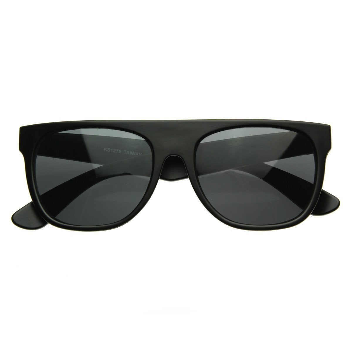 Super Flat Top Horned Rim Sunglasses - Image 7
