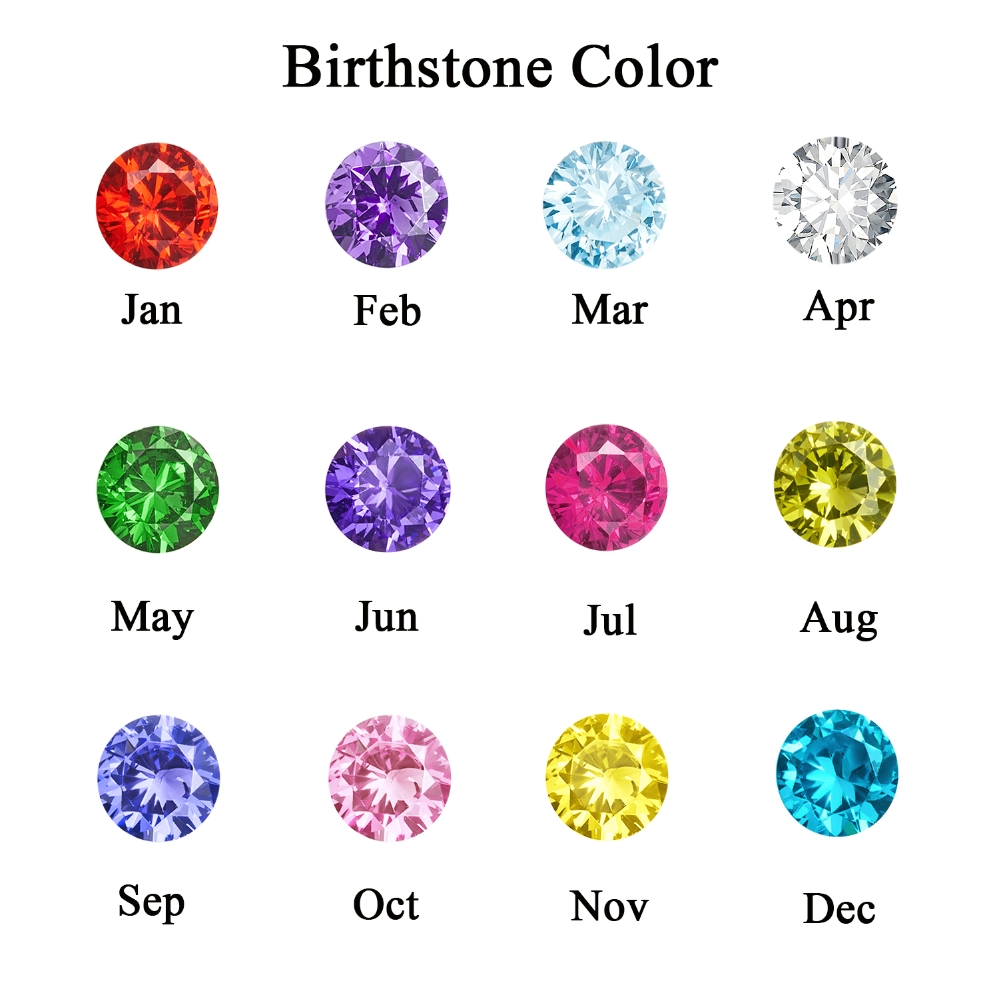 Custom Name Bracelet With Birthstones - Image 4