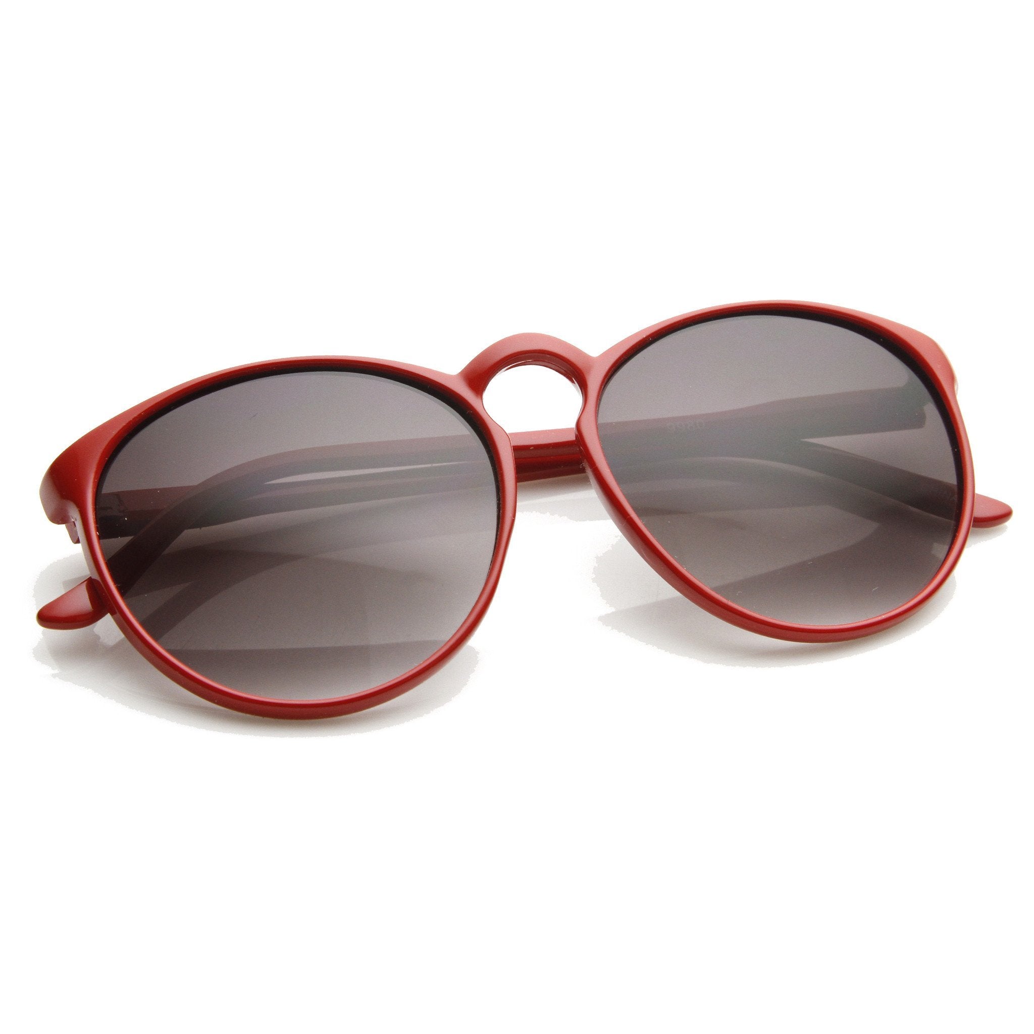 Large Round Key Hole Sunglasses - Image 2