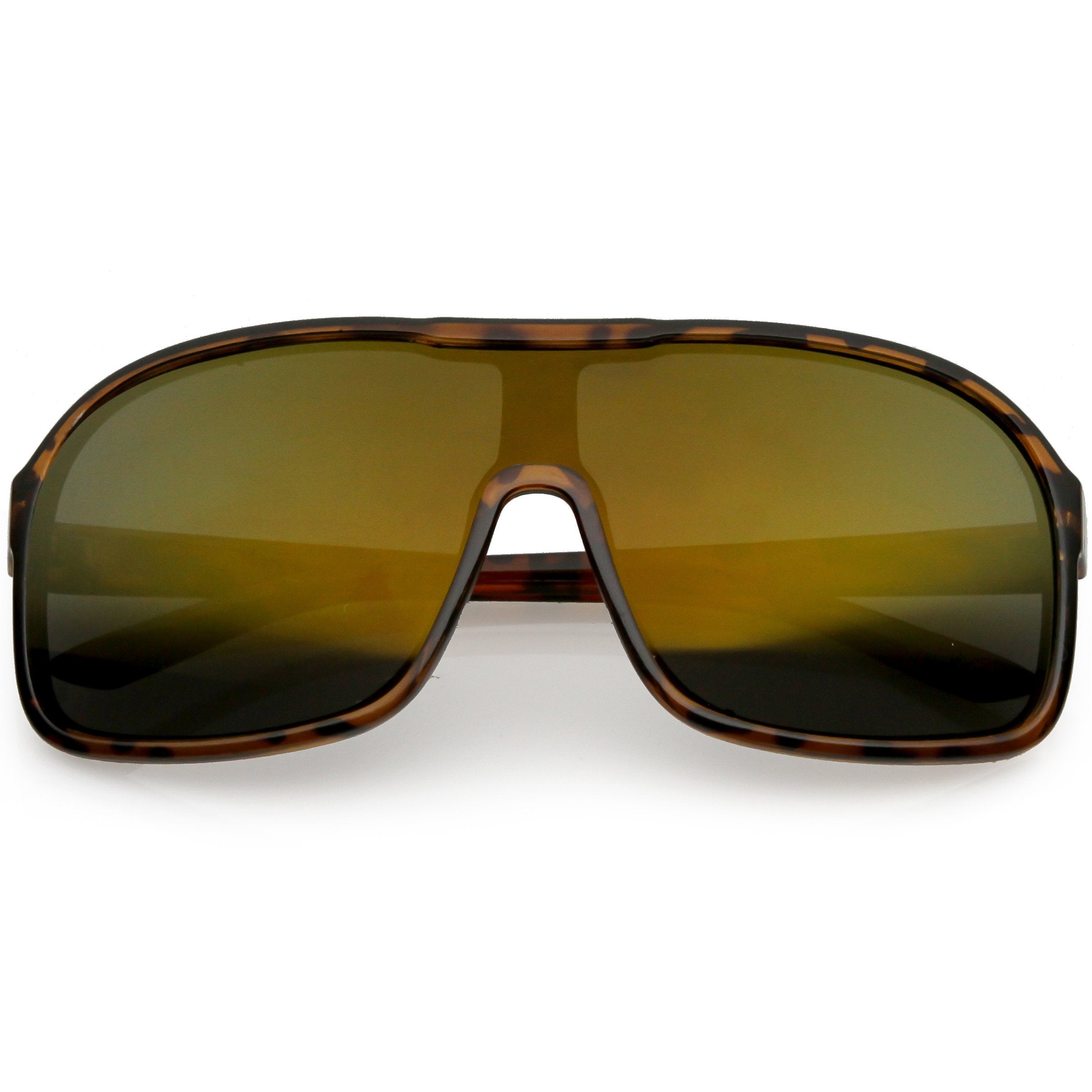 1980's Riding Sports Shield Sunglasses - Image 5